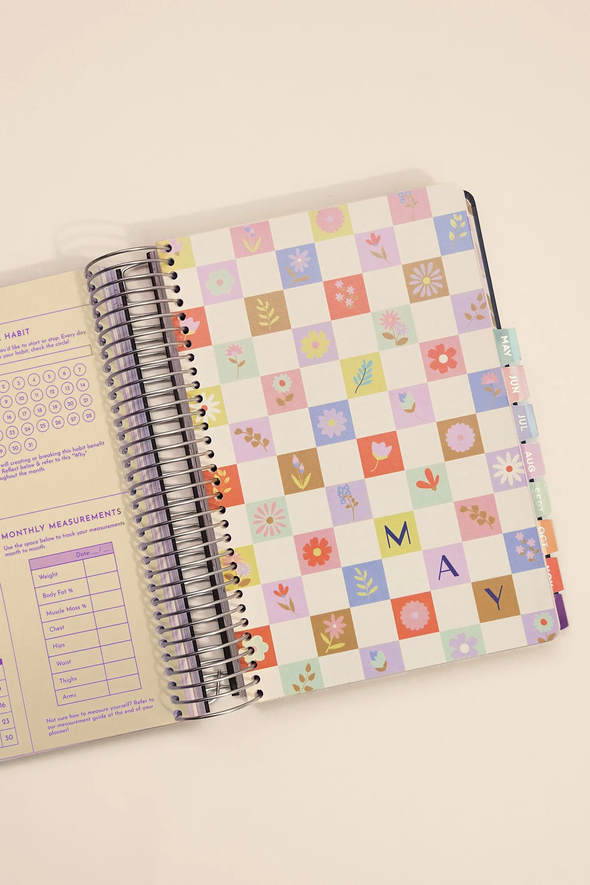 2026 Fit Planner + Stickers - Multicolor Floral - Image 5