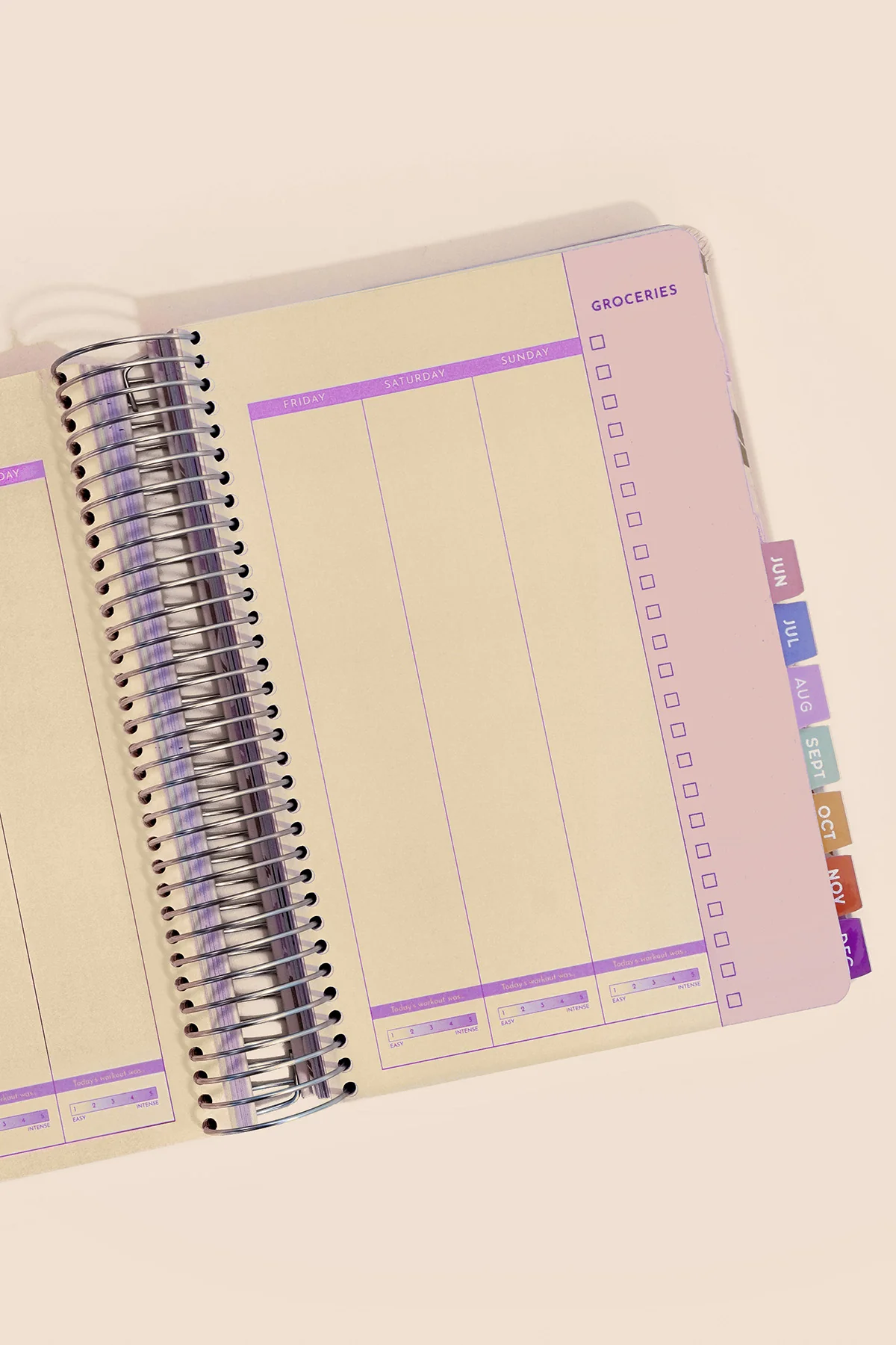 2026 Fit Planner + Stickers - Multicolor Floral - Image 9
