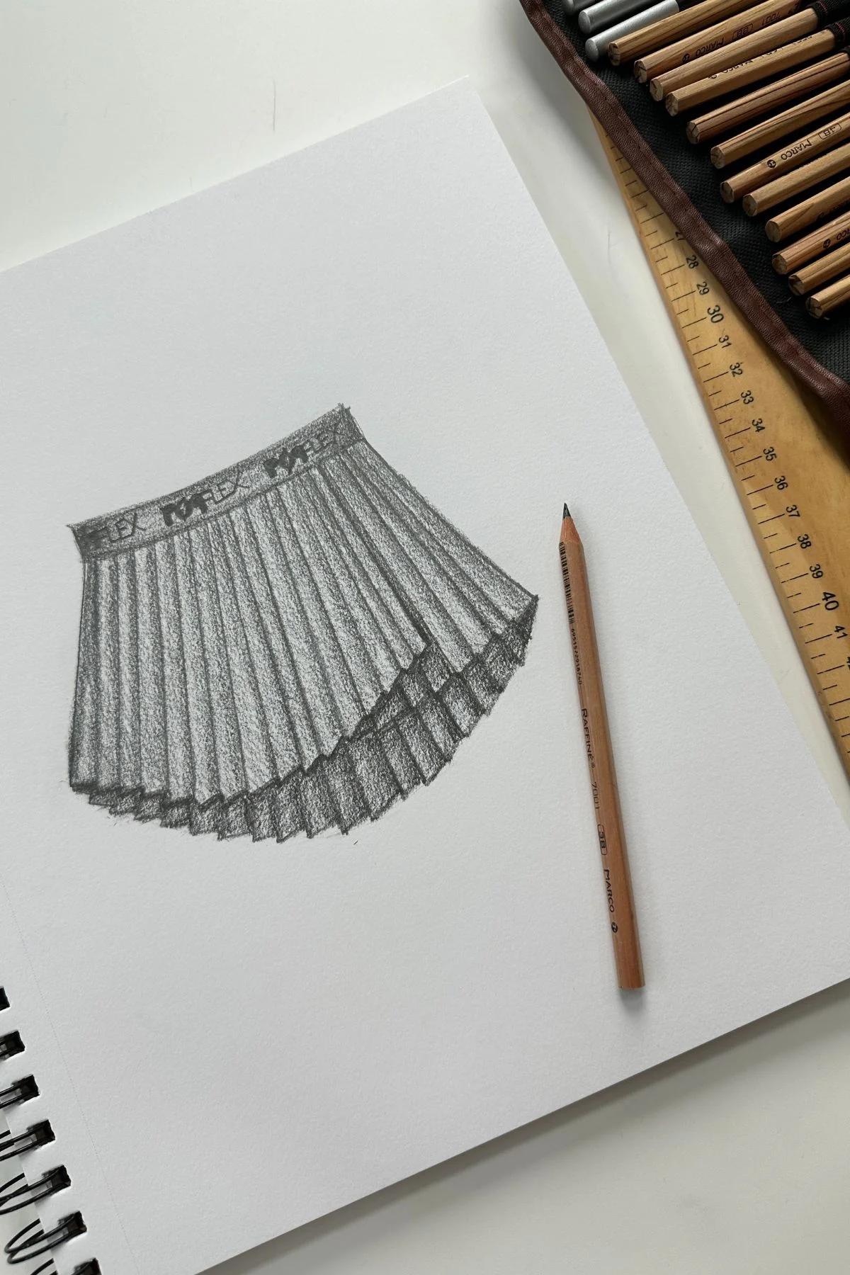 Ace ‘em Pleated Skort - Rustic Olive - Image 3