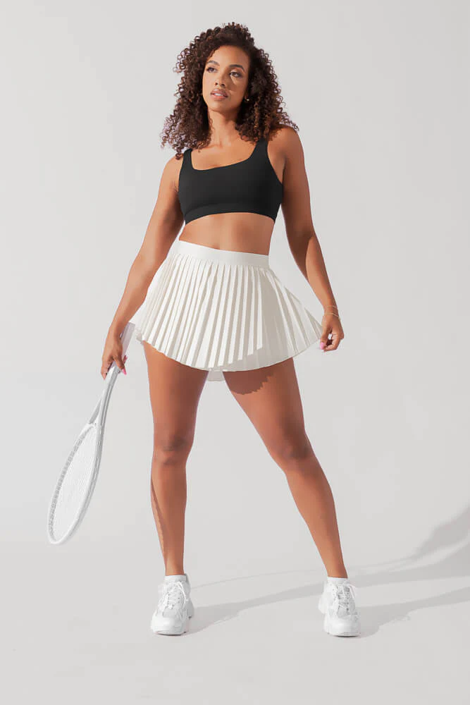 Ace ‘em Pleated Skort - Sugar - Image 5