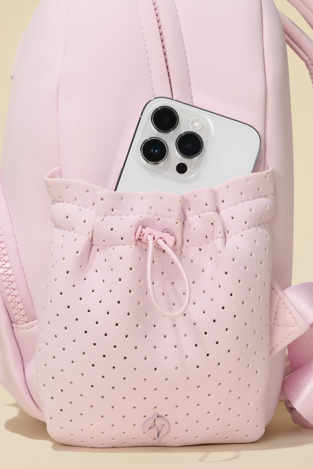 Amara Mini Backpack - Baby Pink - Image 5