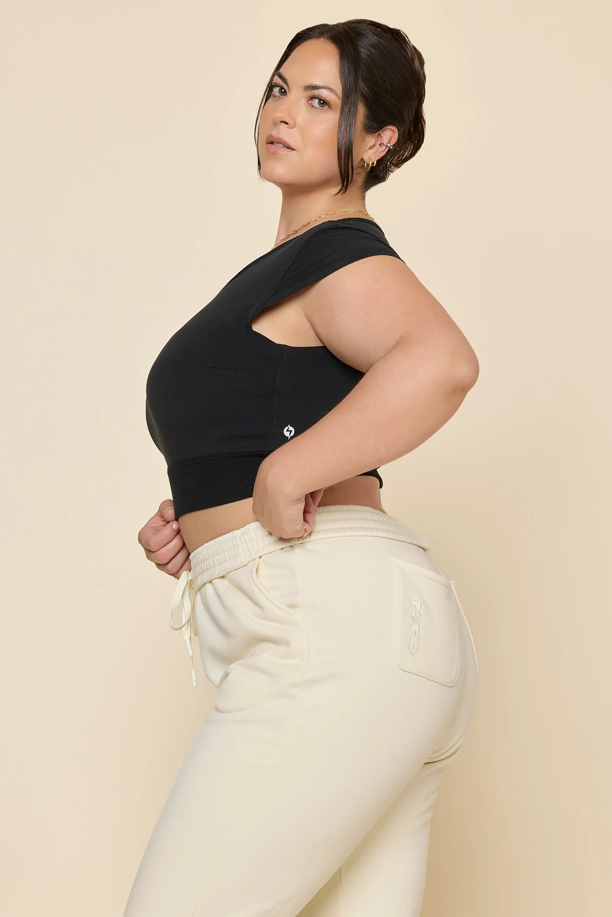 Baby Crop Tee - Black - Image 4