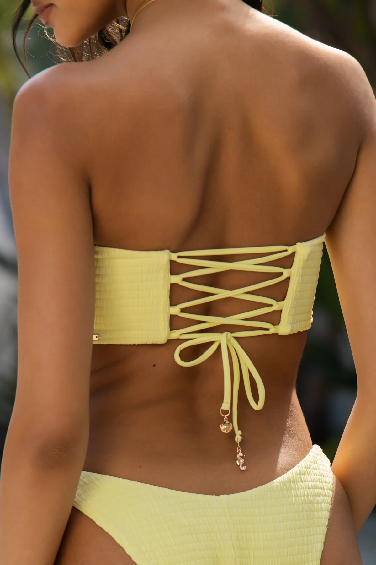 Beach Day Bandeau - Lemon Drop Dilly - Image 2