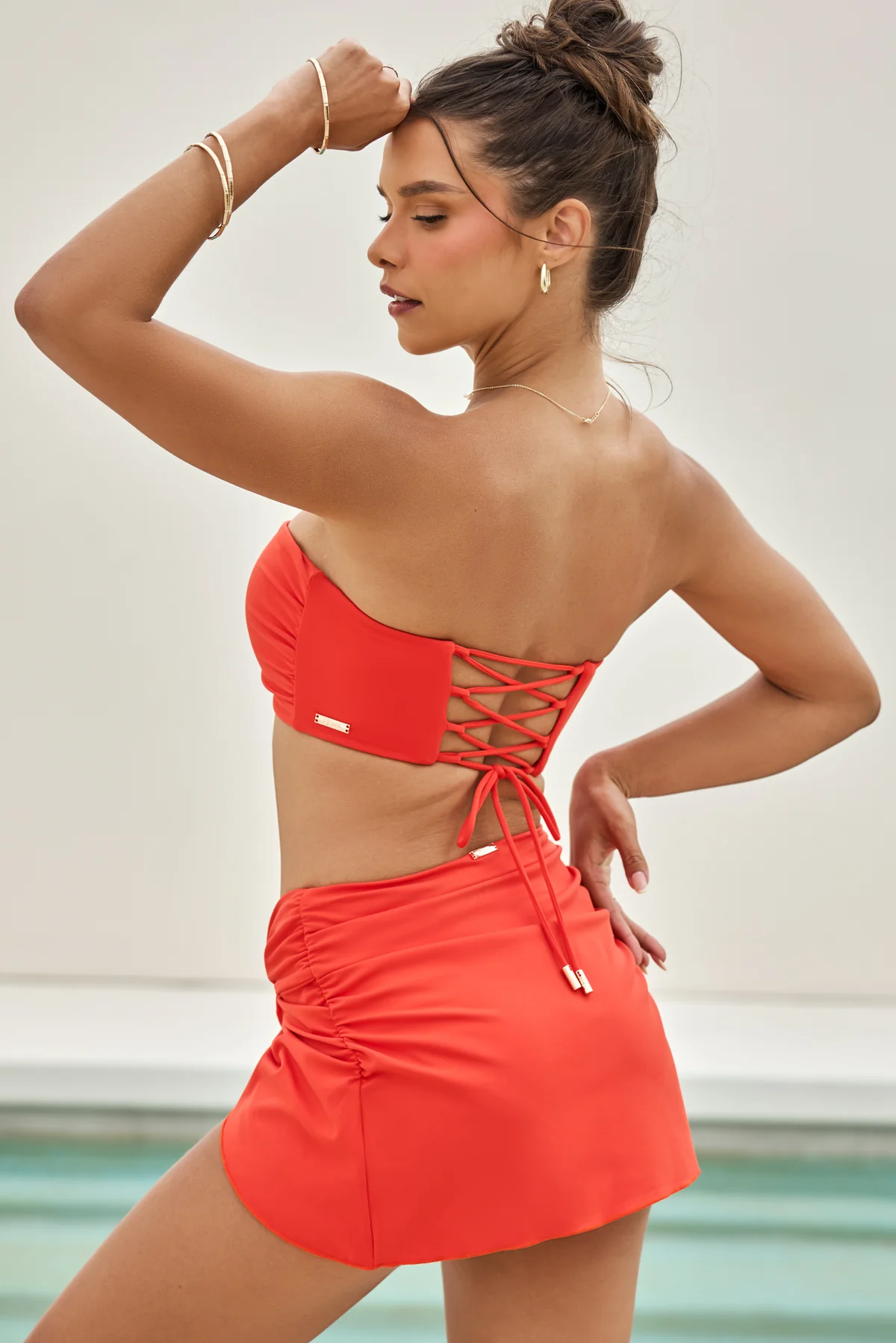 Beach Day Bandeau - Poppy - Image 5