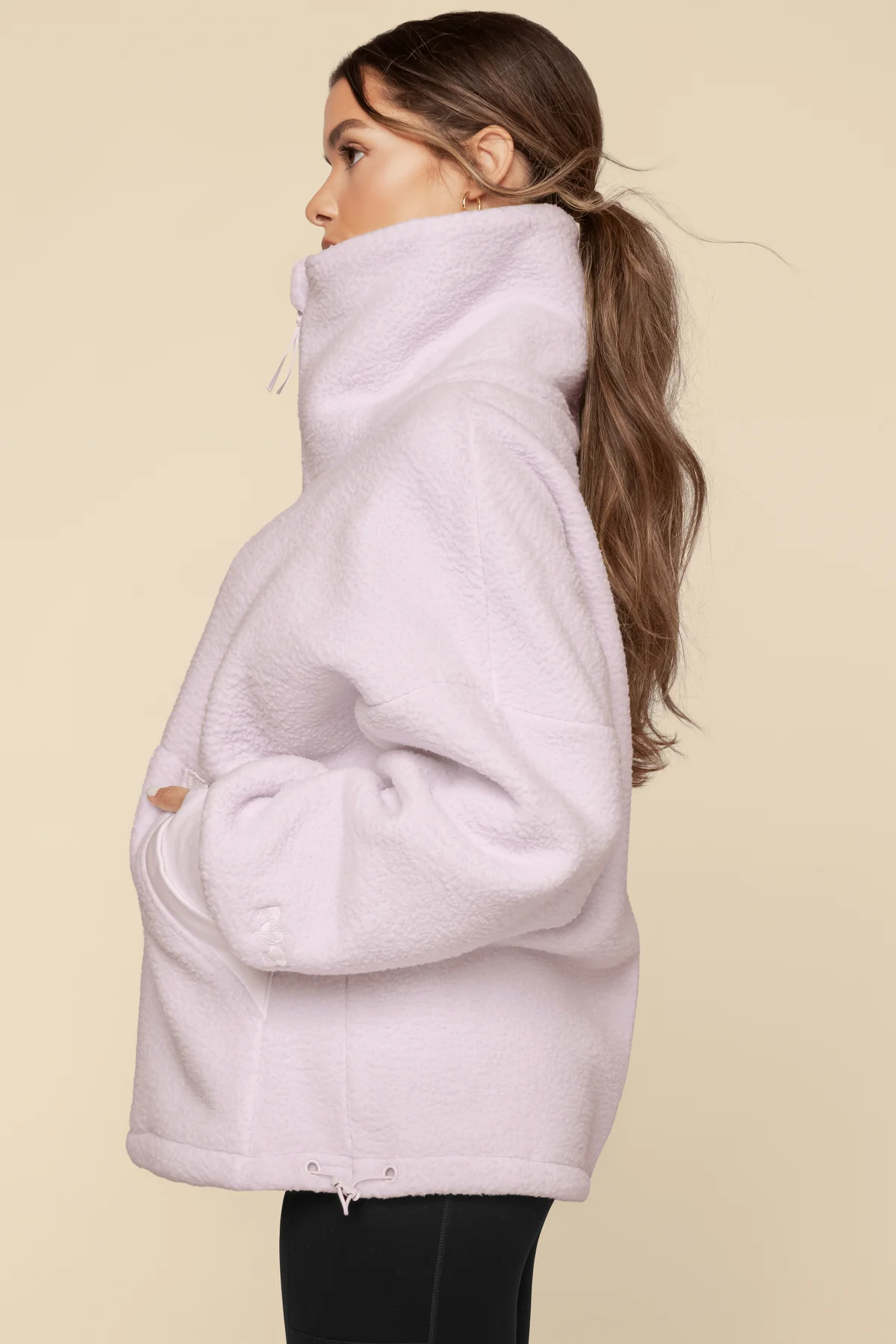 Big Hug Fleece Half Zip Sweater - Orchid Ice - Image 2