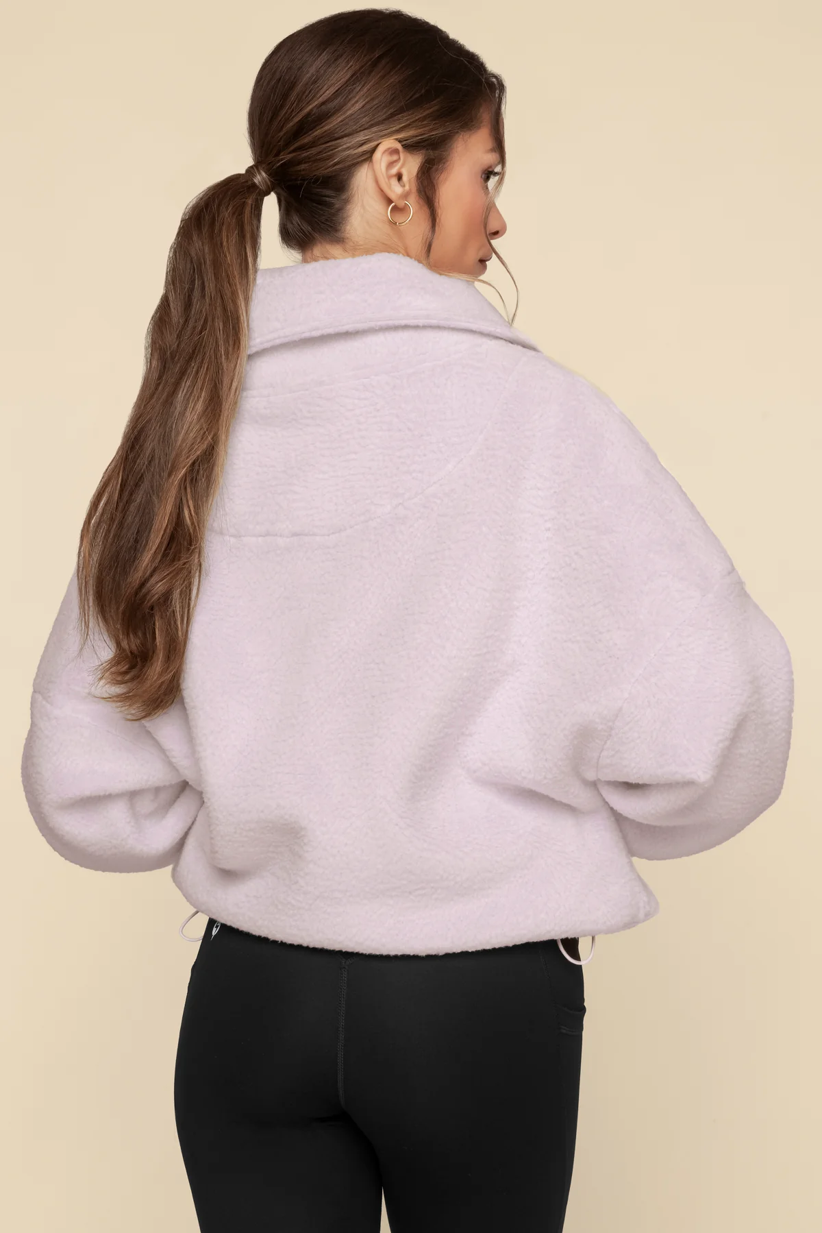 Big Hug Fleece Half Zip Sweater - Orchid Ice - Image 5