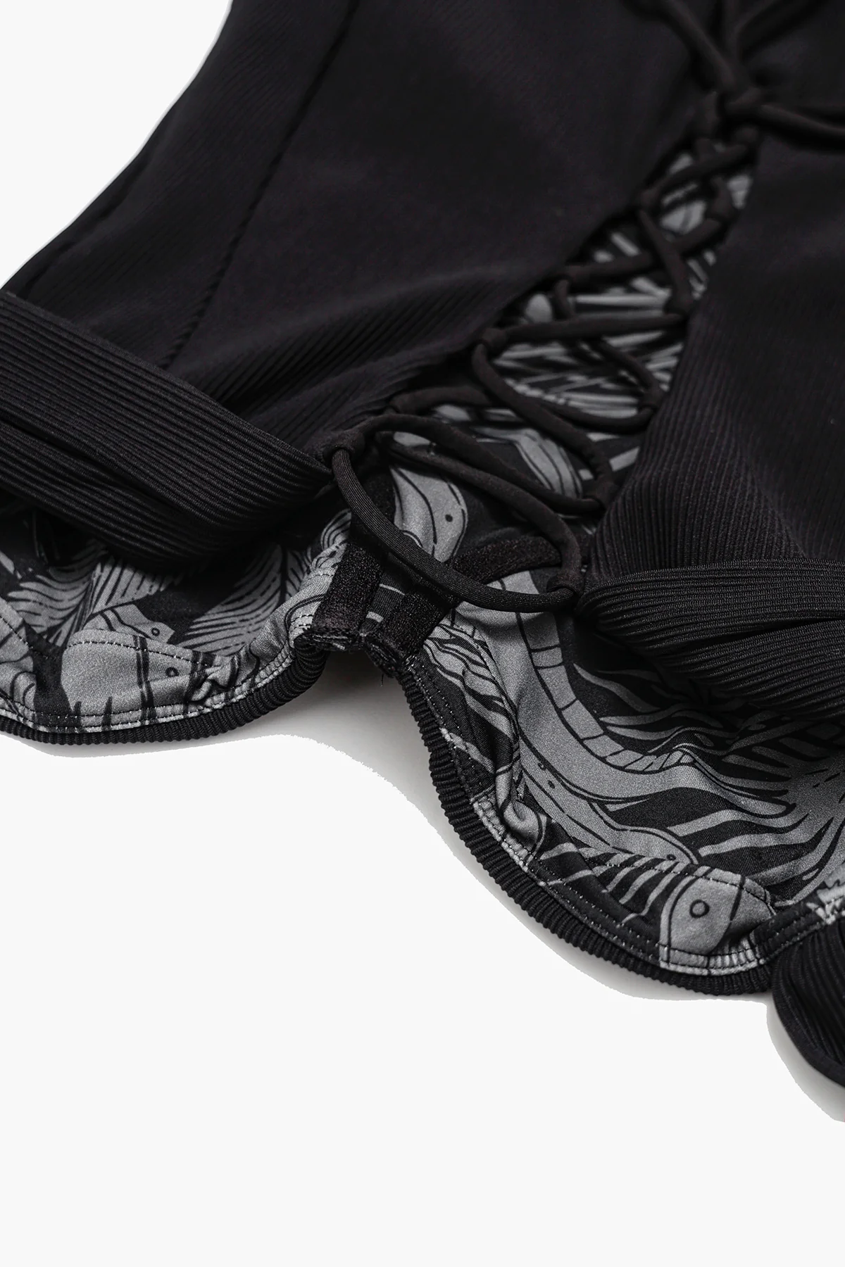 Boardwalk Bombshell One Piece - Black Rib - Image 9