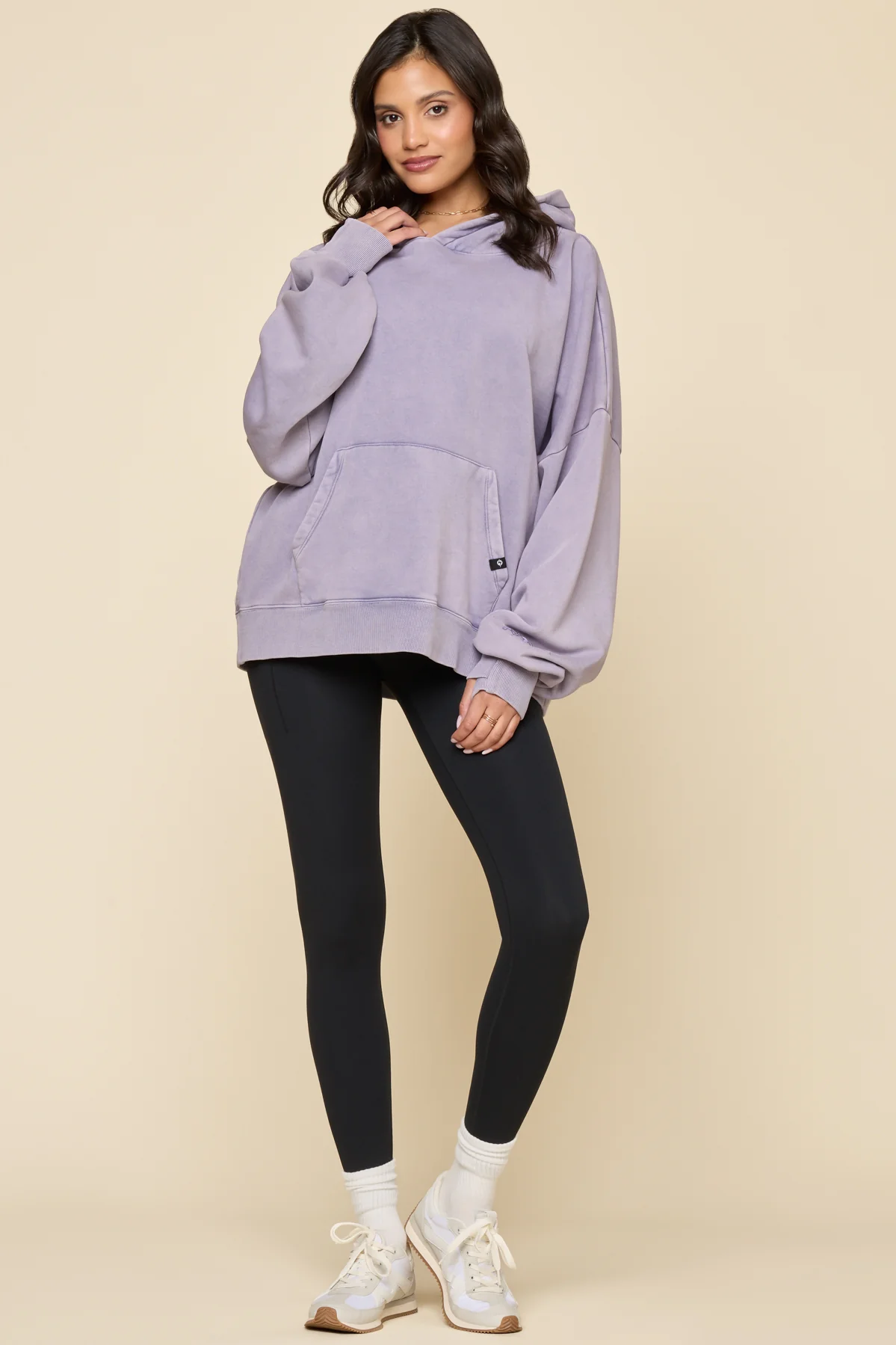 Boxy Boyfriend Hoodie - Vintage Violet - Image 4