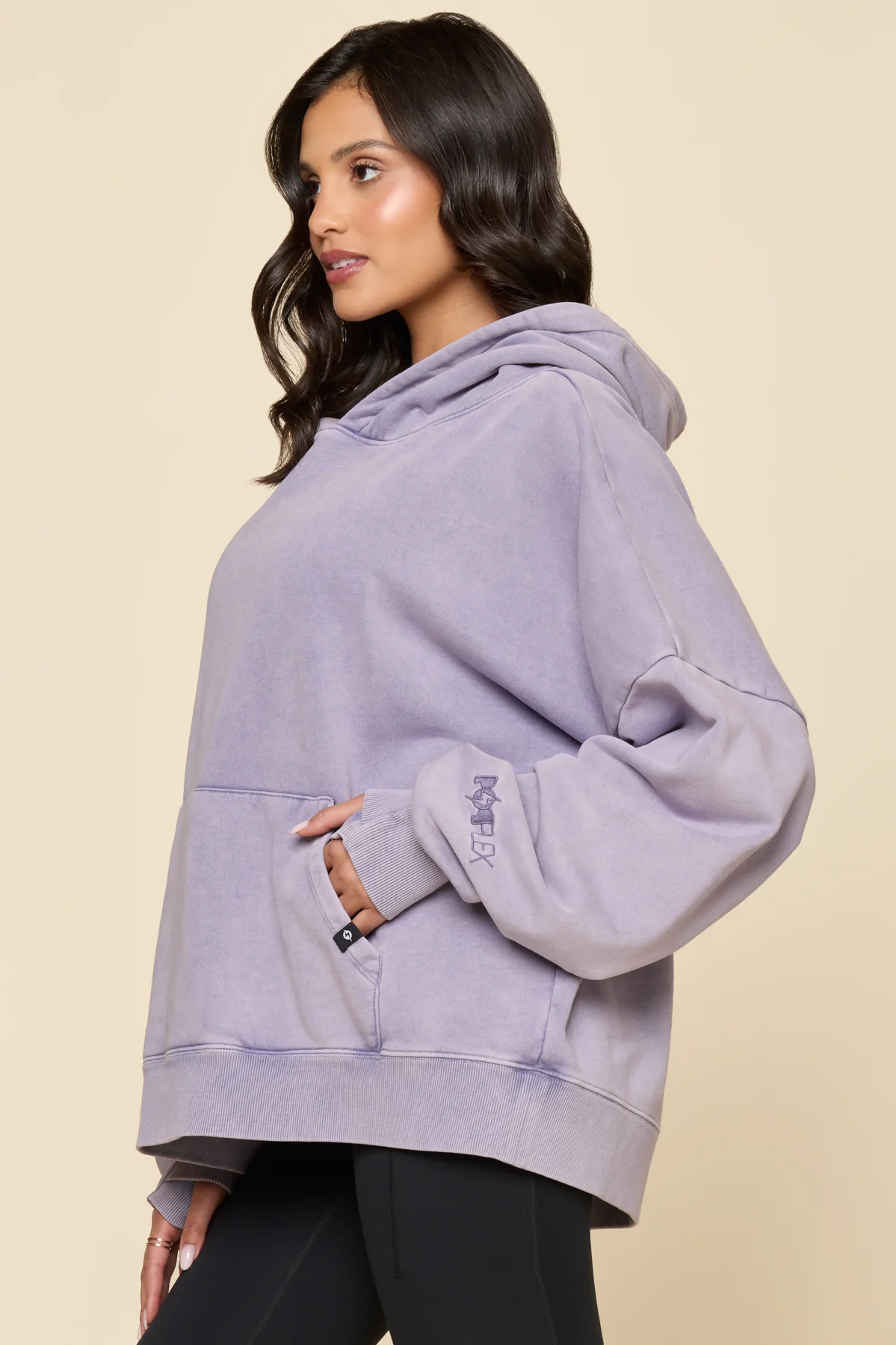 Boxy Boyfriend Hoodie - Vintage Violet - Image 5