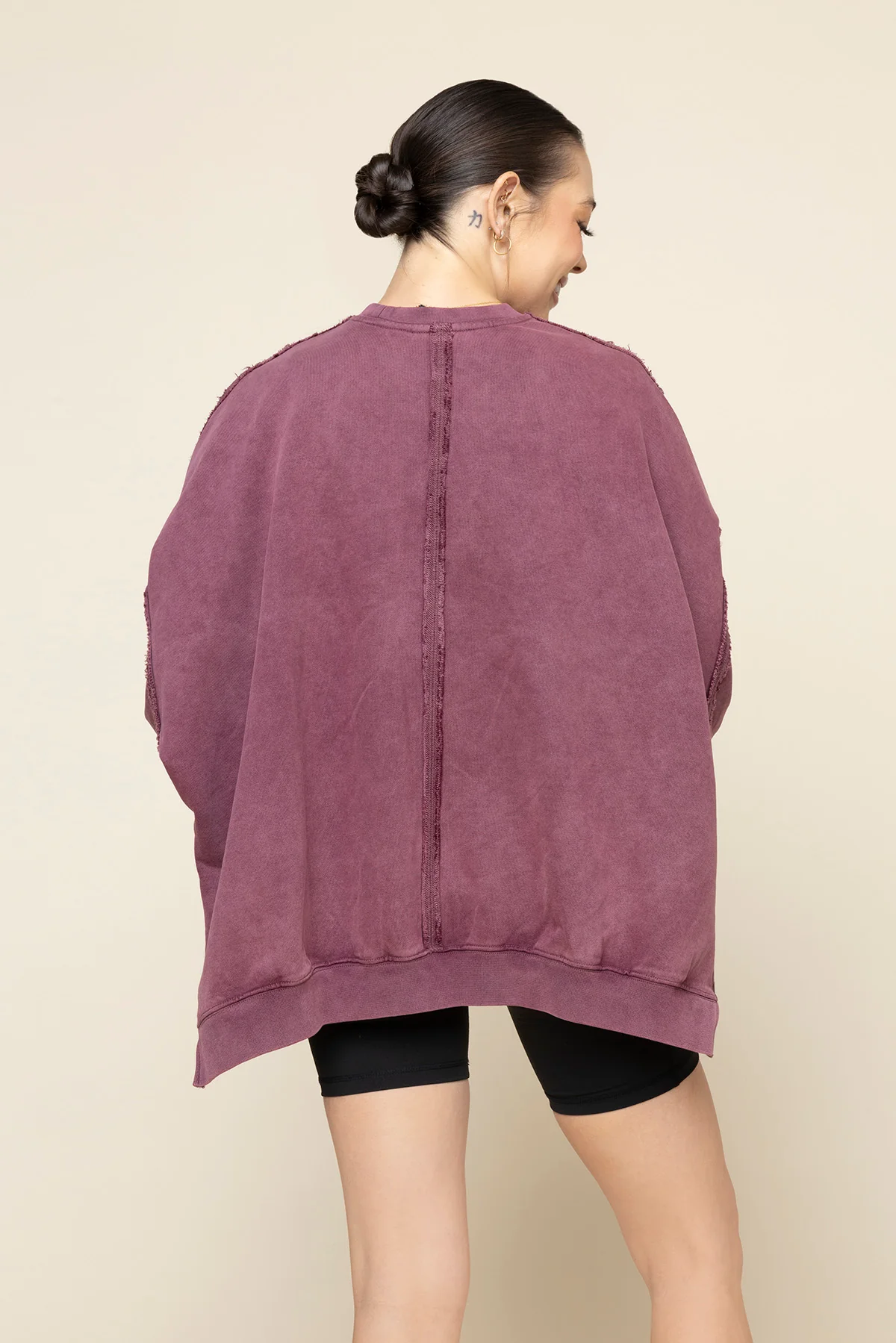 Boxy Crewneck - Vintage Plum - Image 8