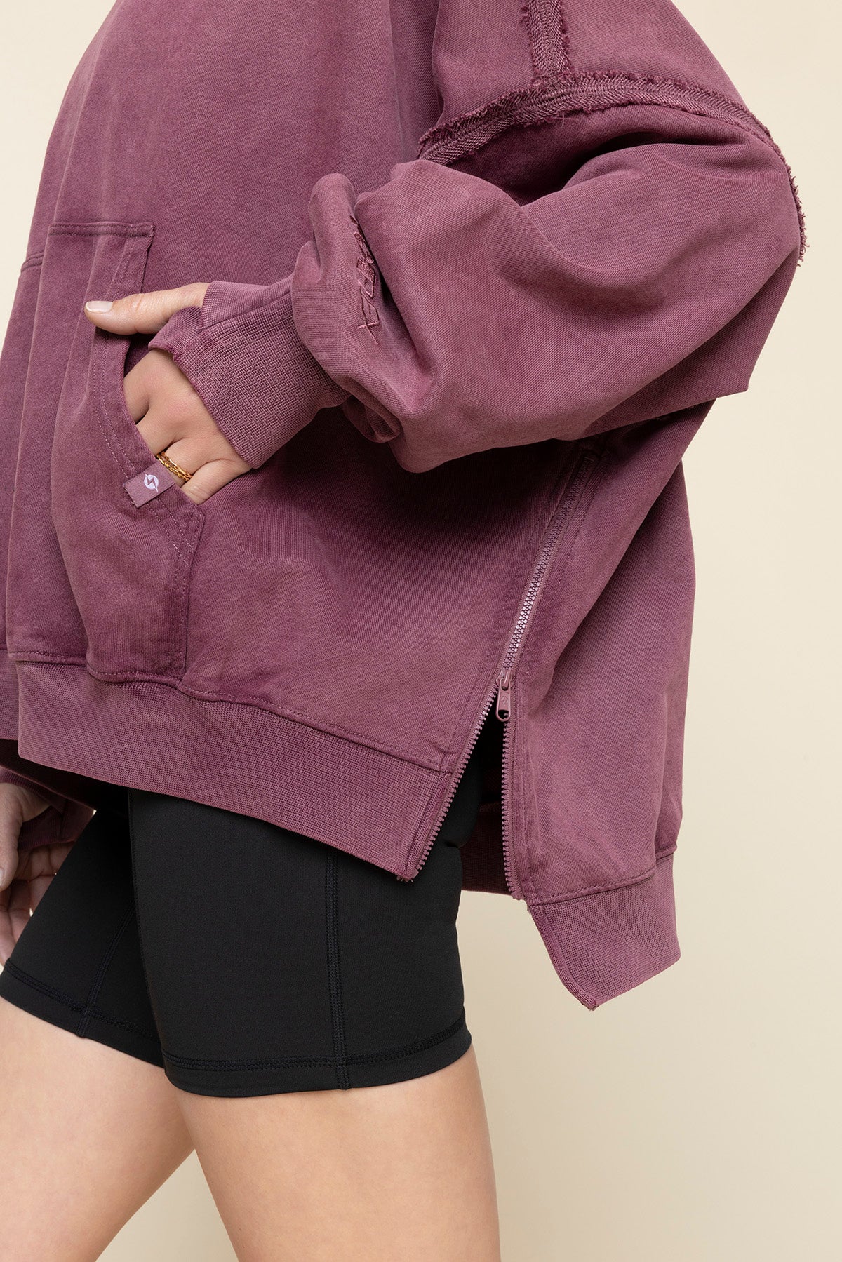 Boxy Crewneck - Vintage Plum - Image 9