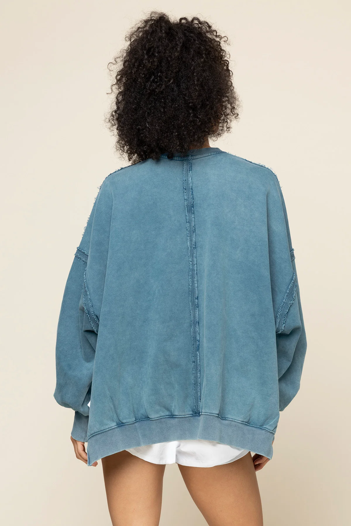 Boxy Crewneck - Vintage Teal - Image 9