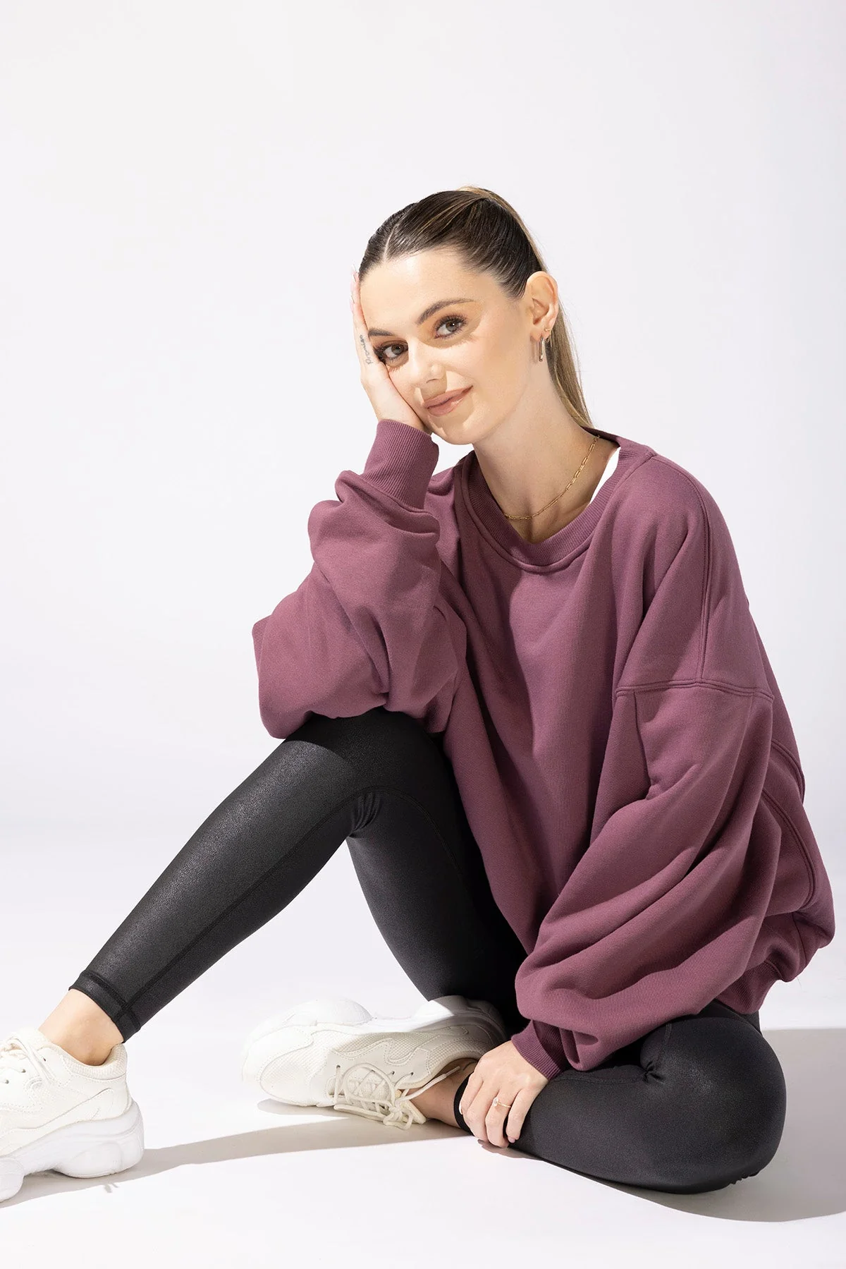 Brunch Sweater - Merlot - Image 5
