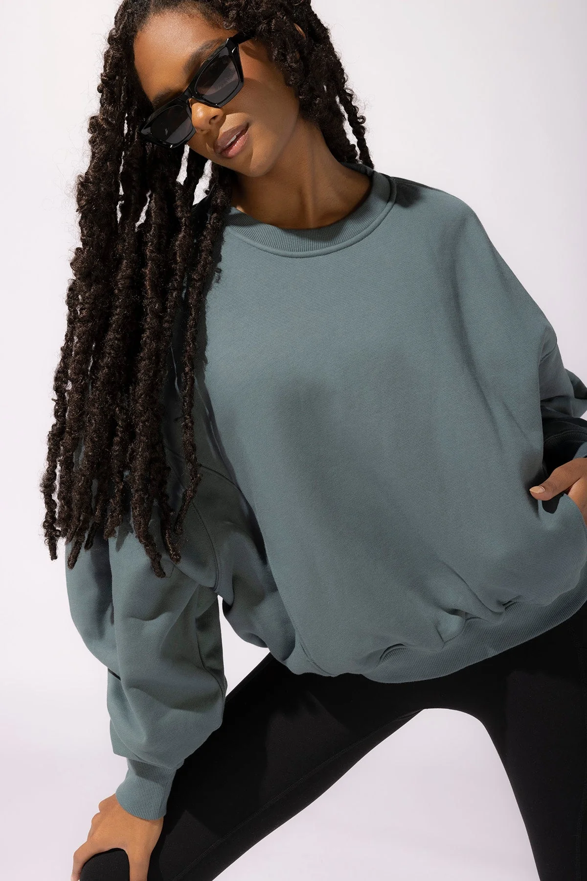 Brunch Sweater - Teal - Image 5