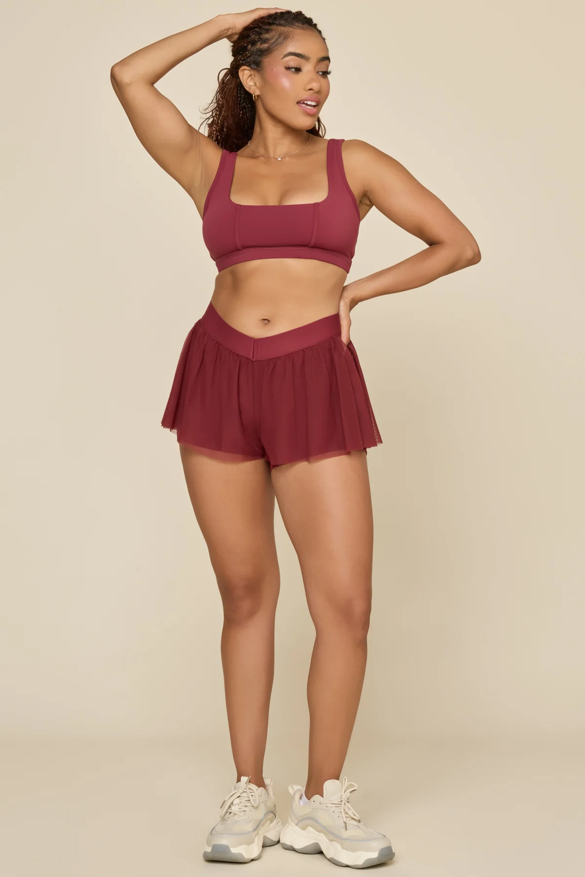 Butterfly Short - Crimson - Image 6