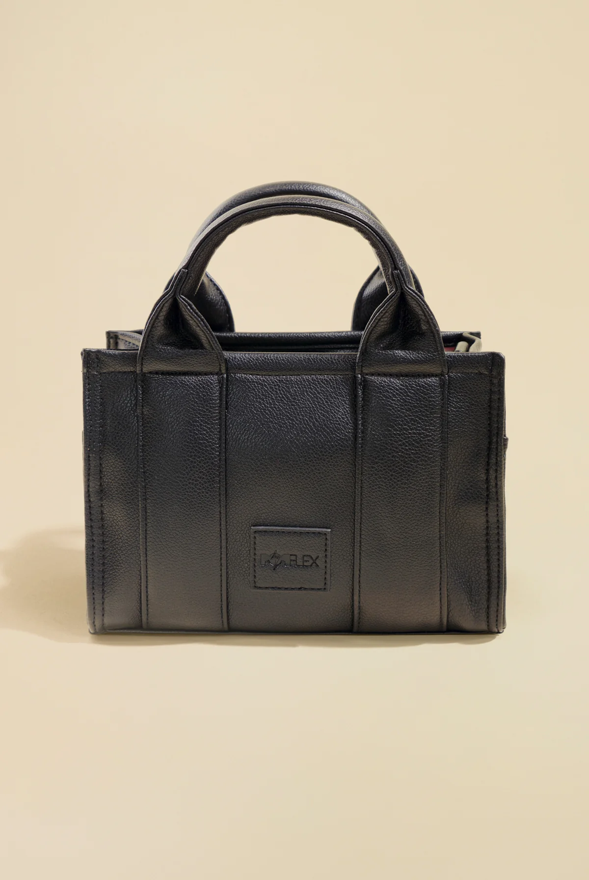Vegan Leather Baby Sloane Tote - Black - Image 8