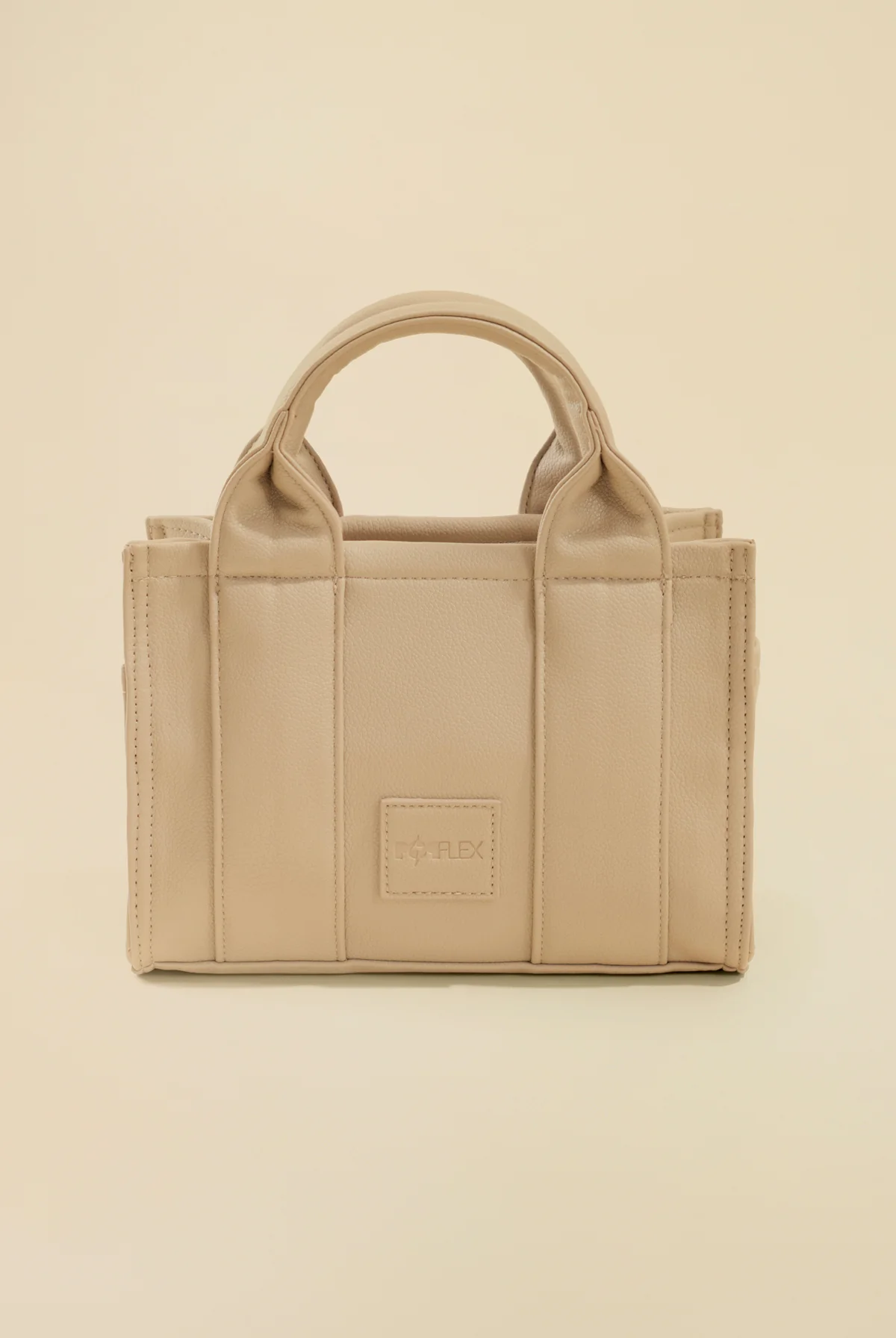 Vegan Leather Baby Sloane Tote - Gilded Beige - Image 5