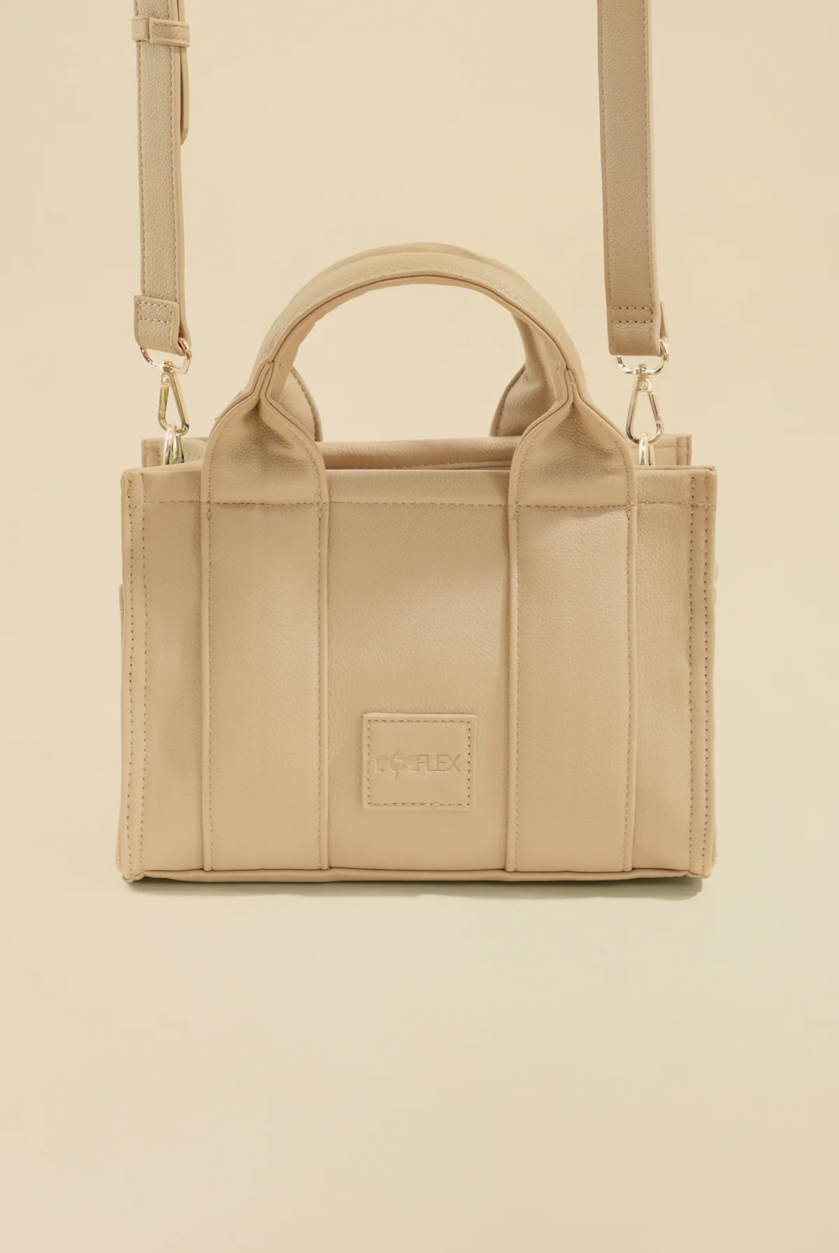 Vegan Leather Baby Sloane Tote - Gilded Beige - Image 6