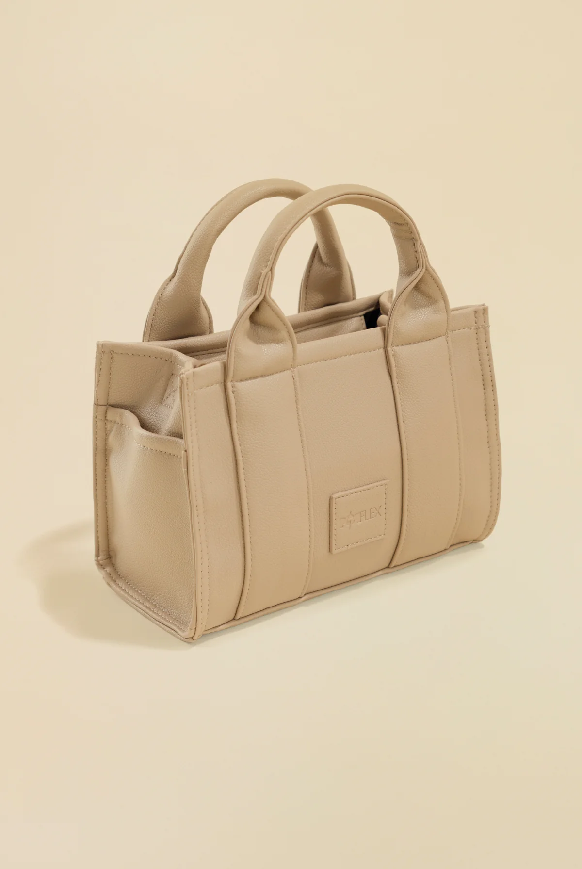 Vegan Leather Baby Sloane Tote - Gilded Beige - Image 8