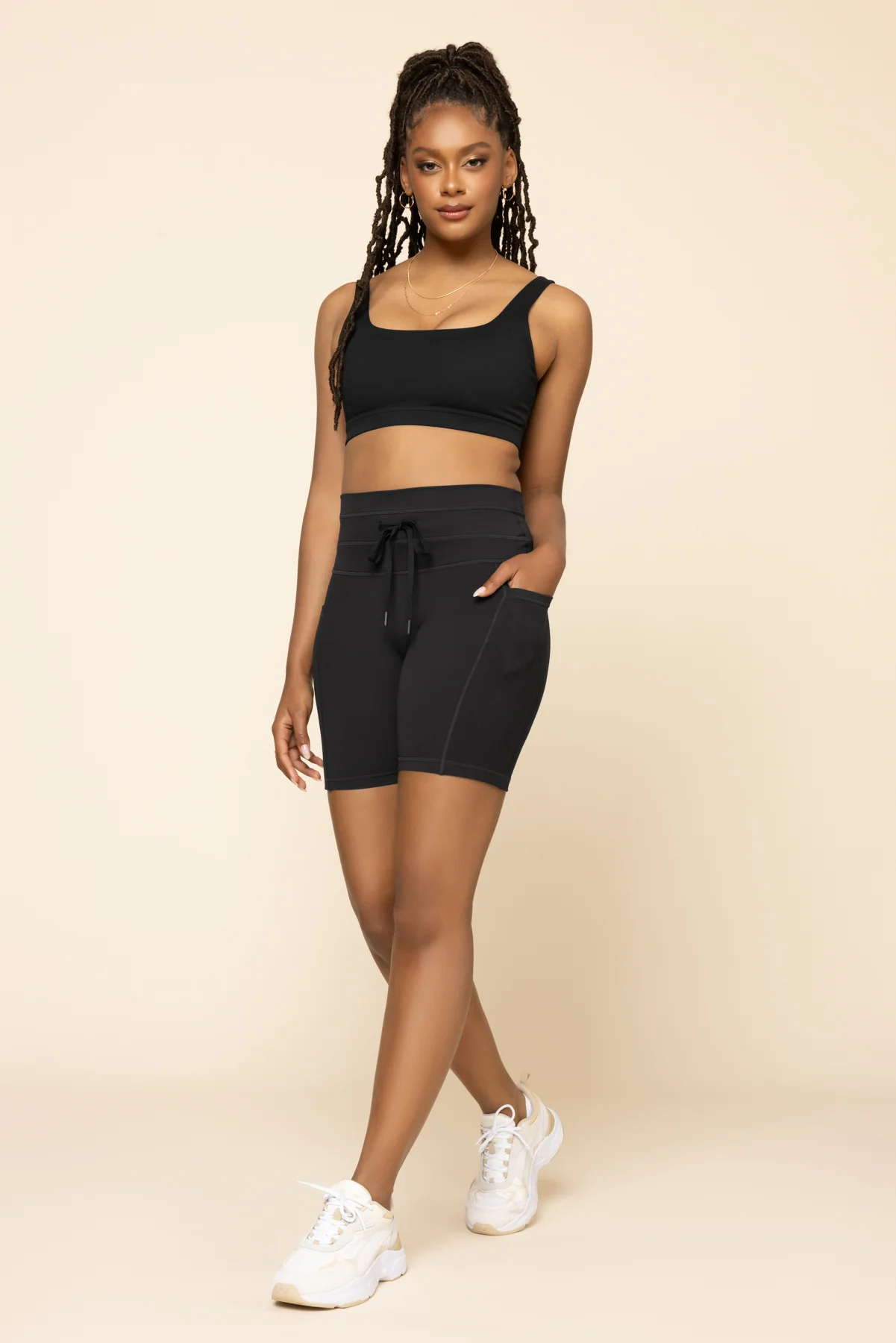 Cargo Biker Short - Black - Image 4