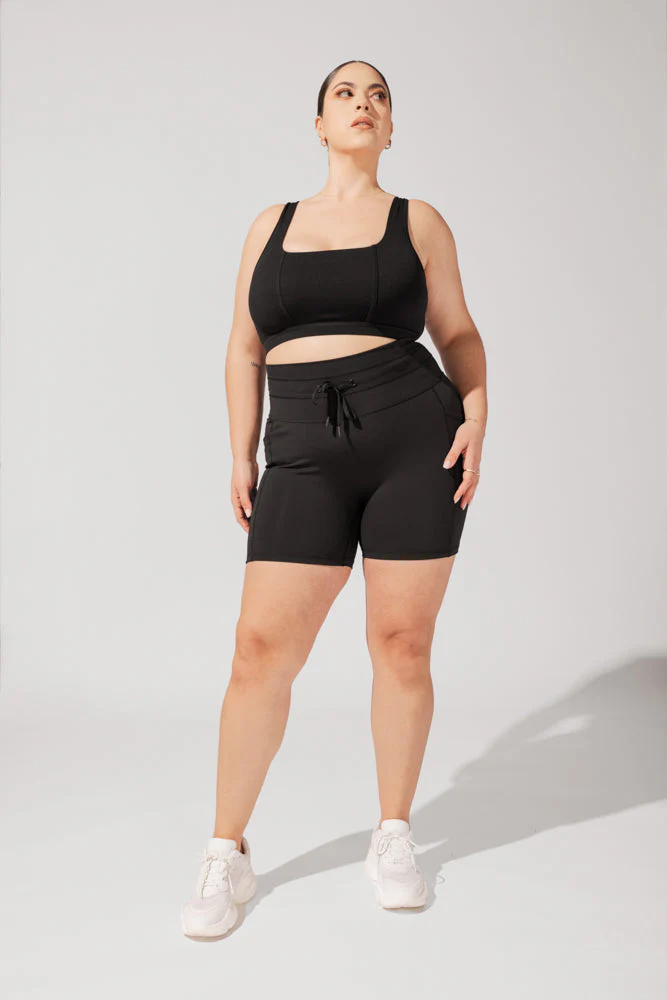 Cargo Booty Short - Black - Image 7