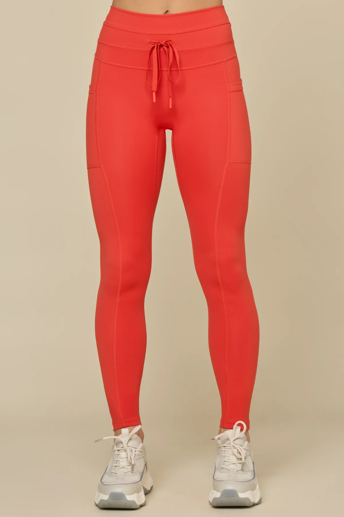 Cargo Legging with Pockets - Cayenne - Image 4