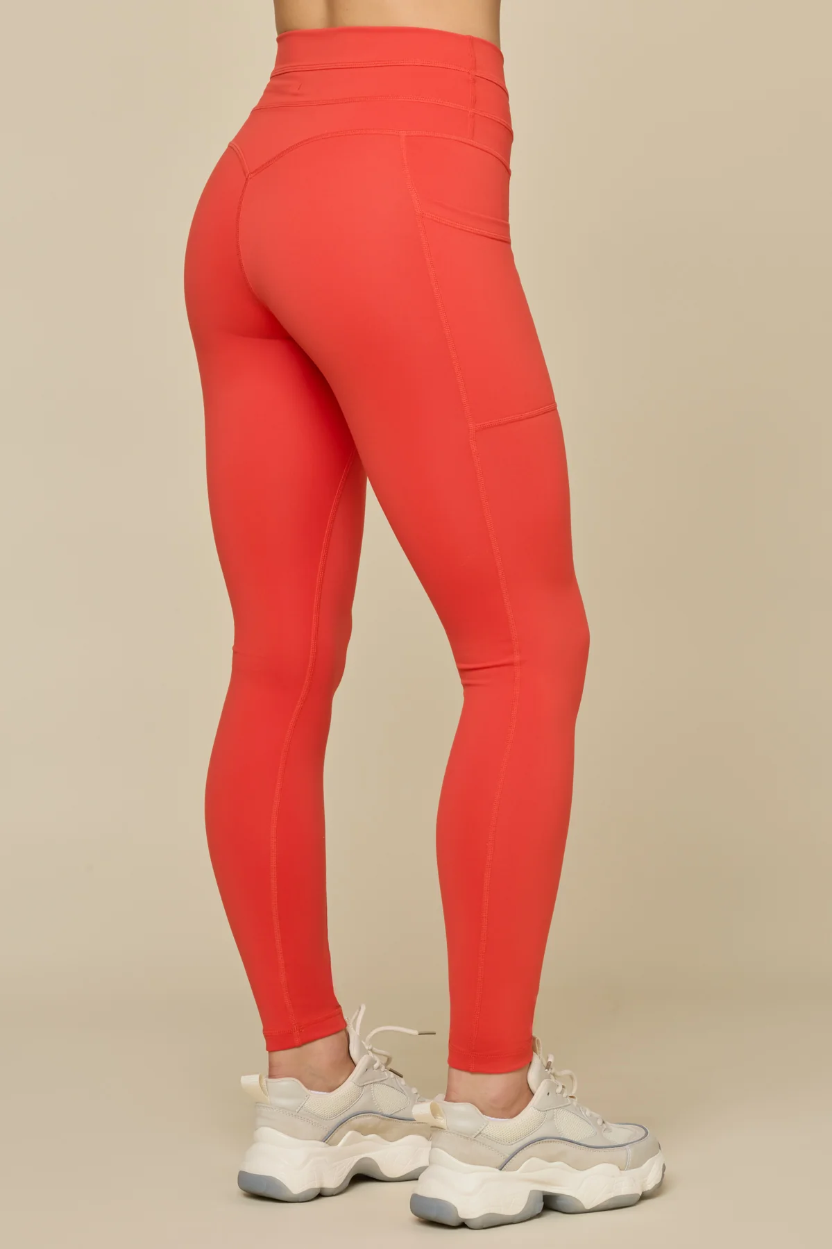 Cargo Legging with Pockets - Cayenne - Image 7