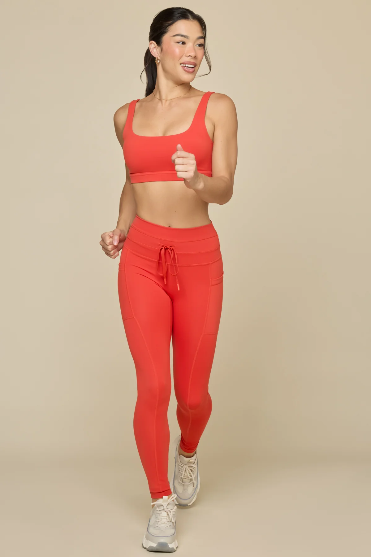 Cargo Legging with Pockets - Cayenne - Image 8