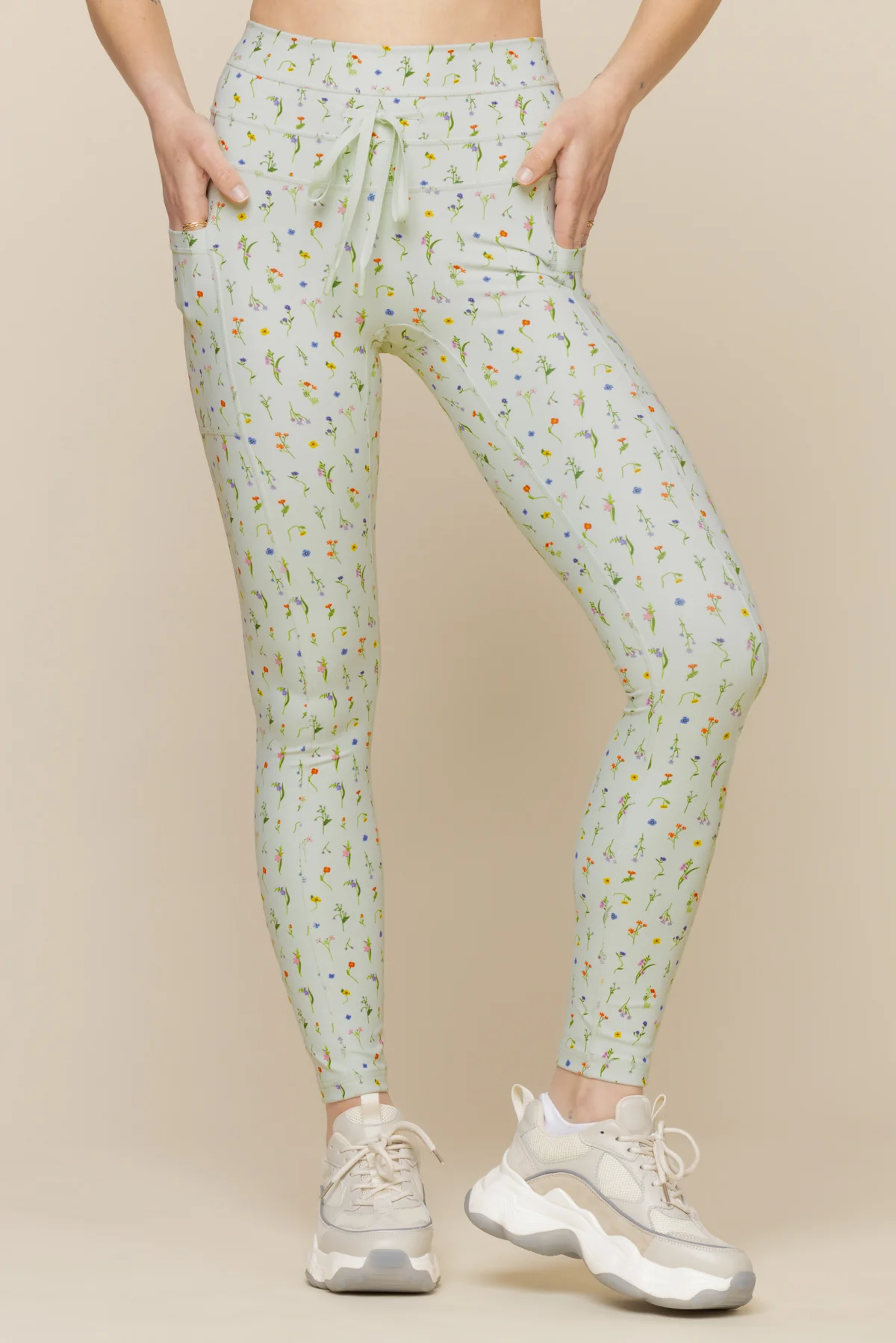 Cargo Legging with Pockets - Meadow - Image 3