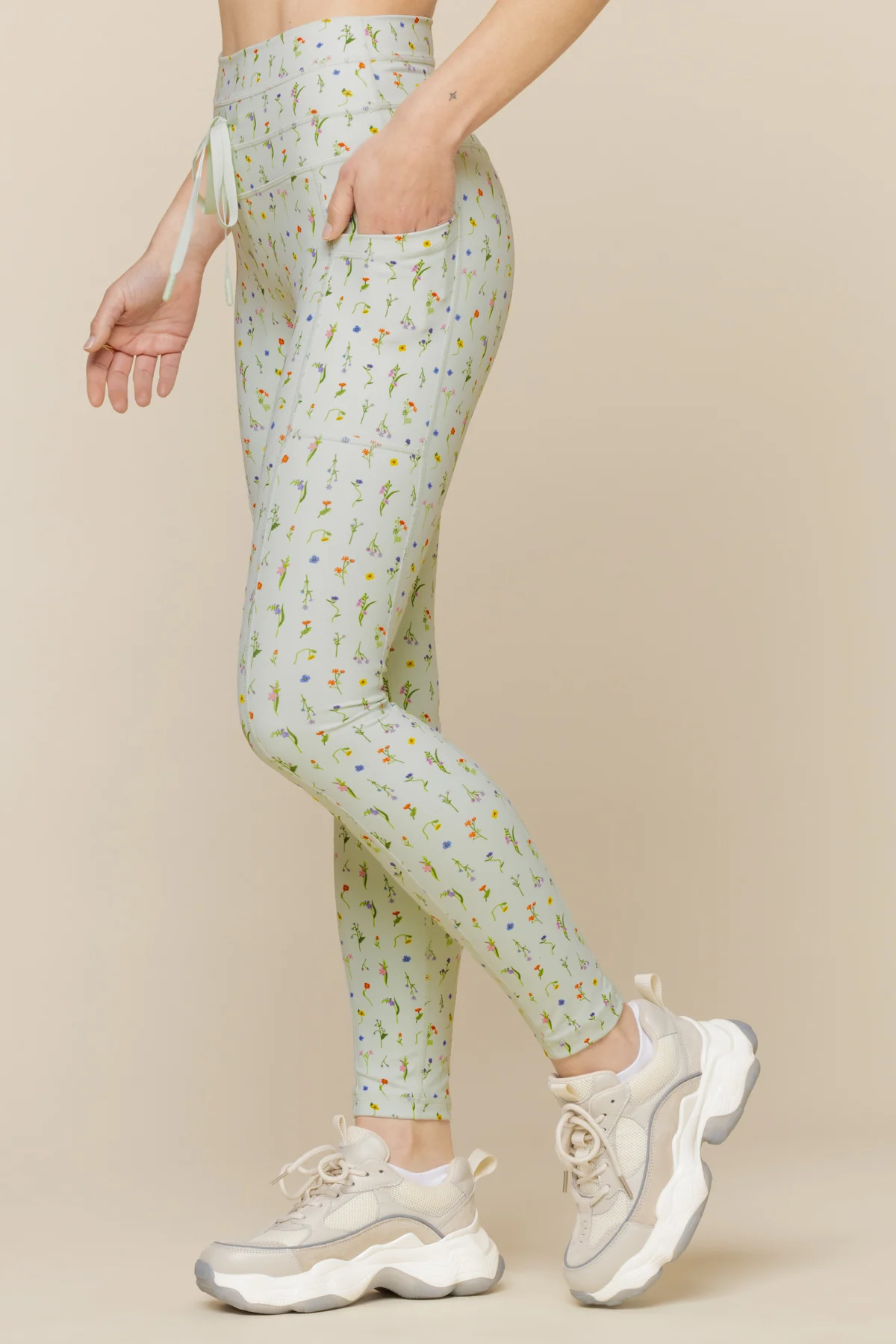 Cargo Legging with Pockets - Meadow - Image 6