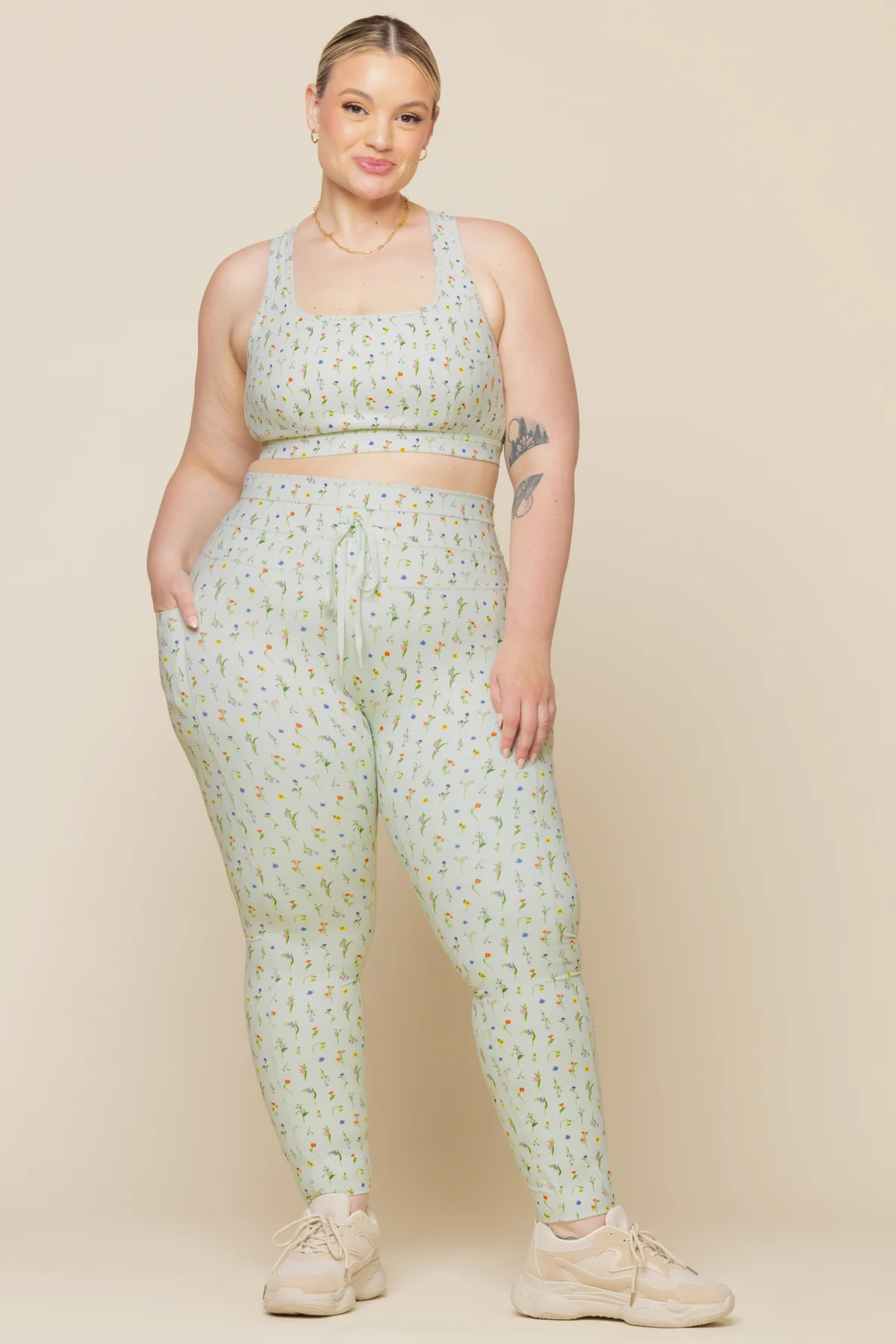 Cargo Legging with Pockets - Meadow - Image 8