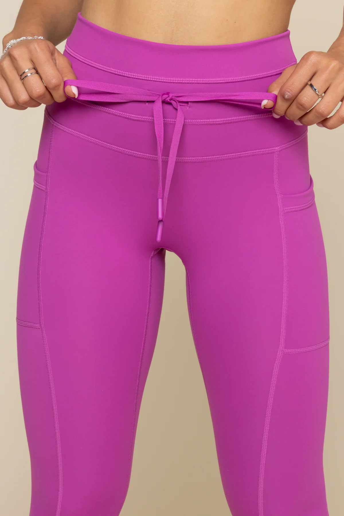 Cargo Legging with Pockets - Royal Orchid - Image 3