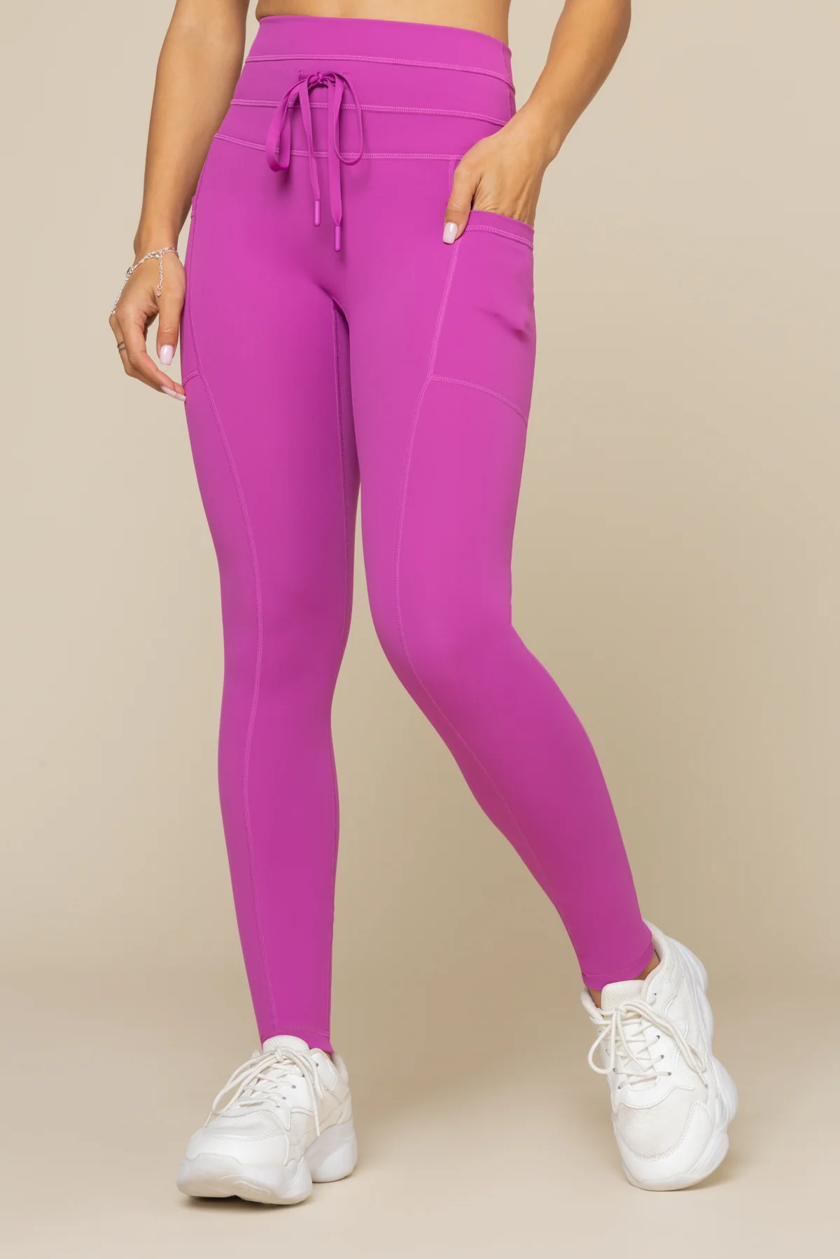 Cargo Legging with Pockets - Royal Orchid - Image 8