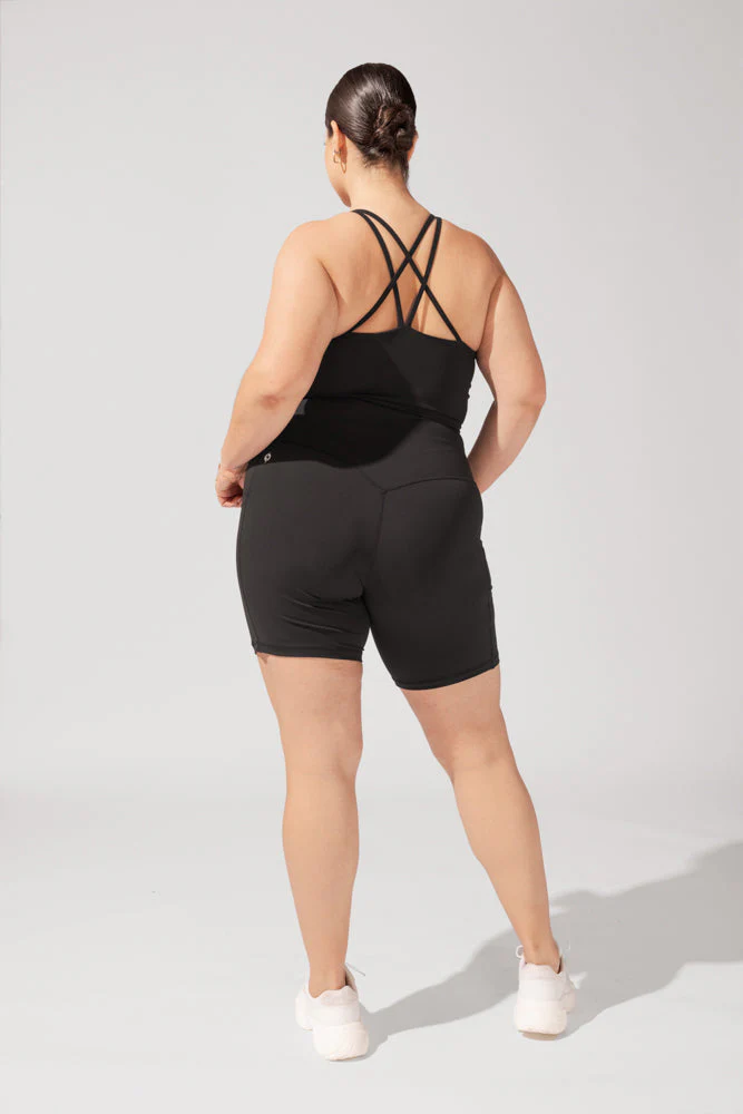 Celeste Mesh Crop Bralette - Black - Image 9