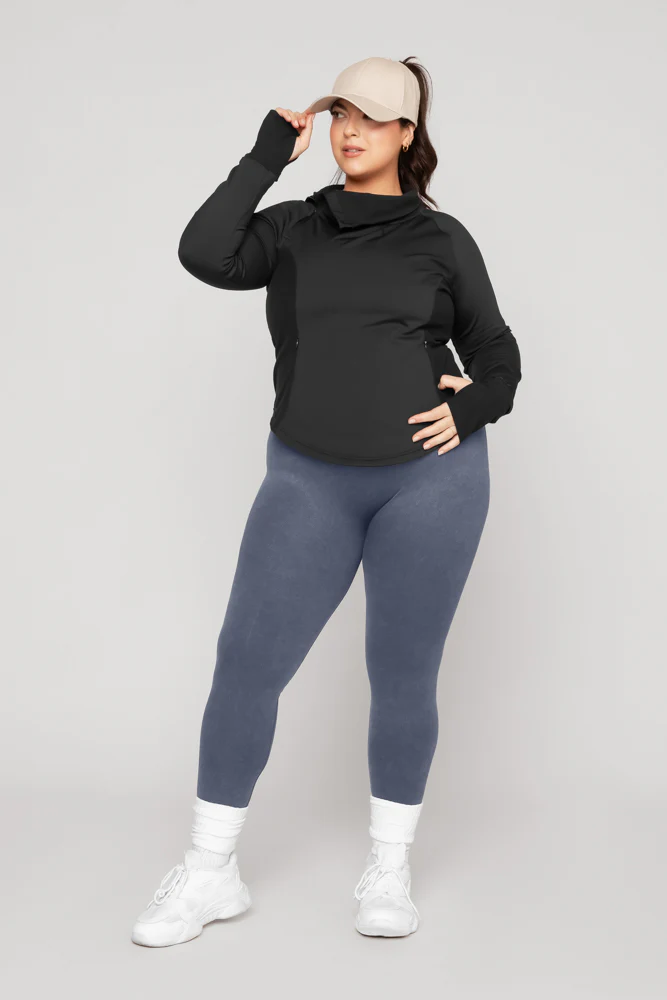Chasing Pavements Mockneck Pullover - Black - Image 7