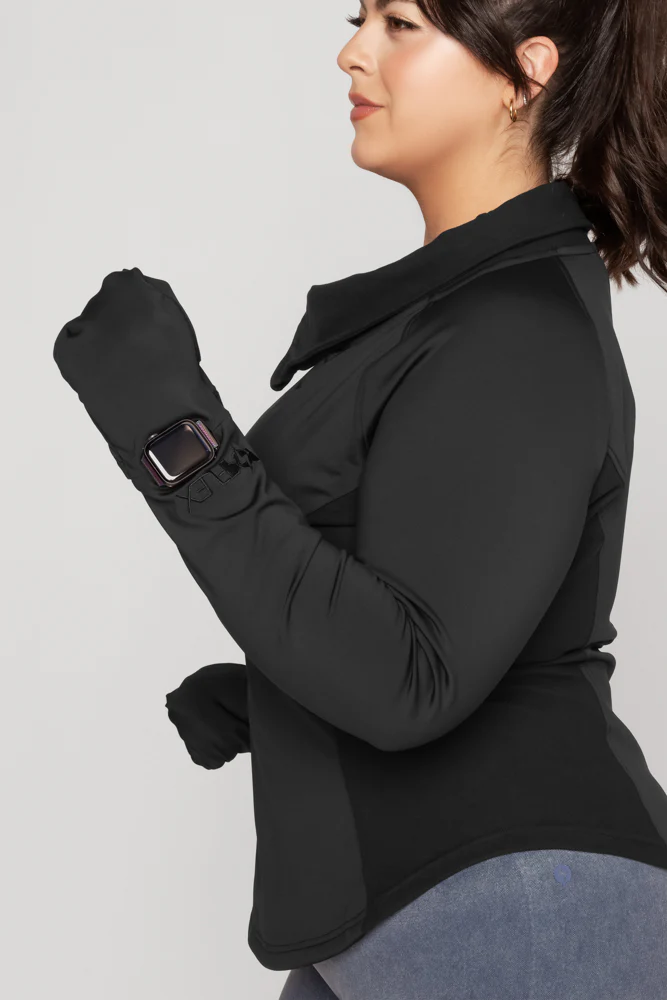 Chasing Pavements Mockneck Pullover - Black - Image 9