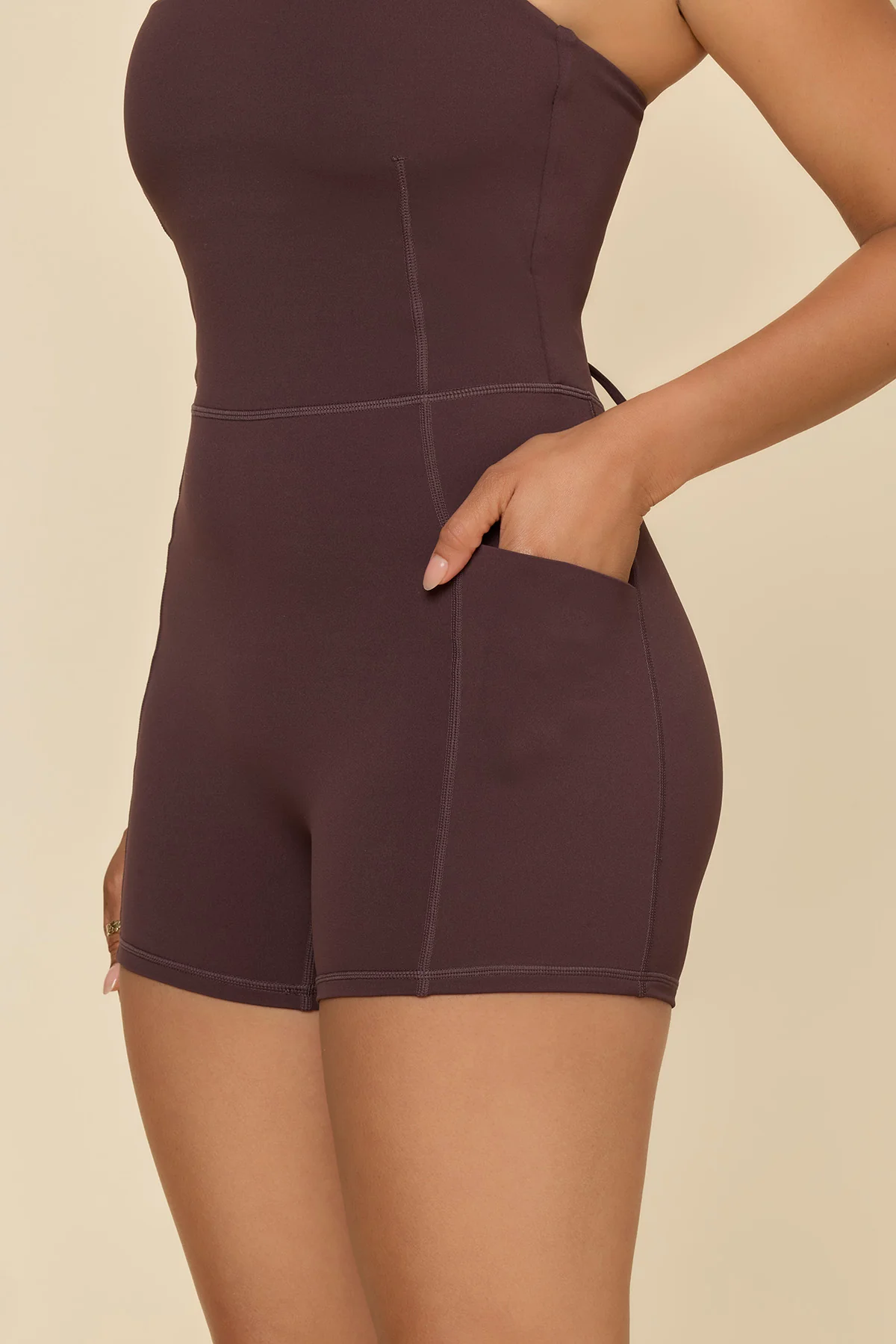Cinch Up Shortsie - Pecan - Image 5