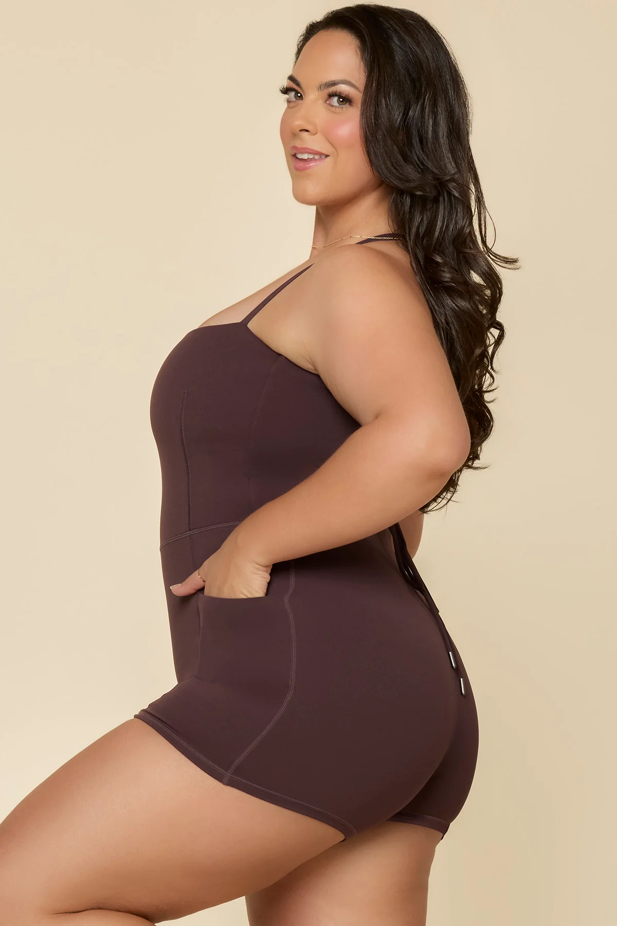 Cinch Up Shortsie - Pecan - Image 7