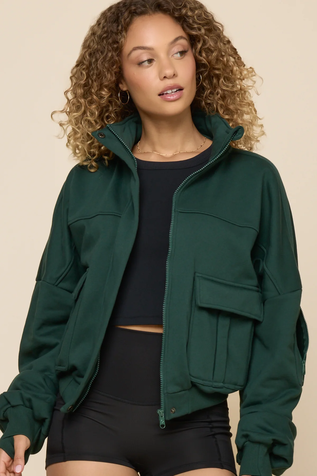 Cloud Bomber Jacket - Game Time Green - Image 2