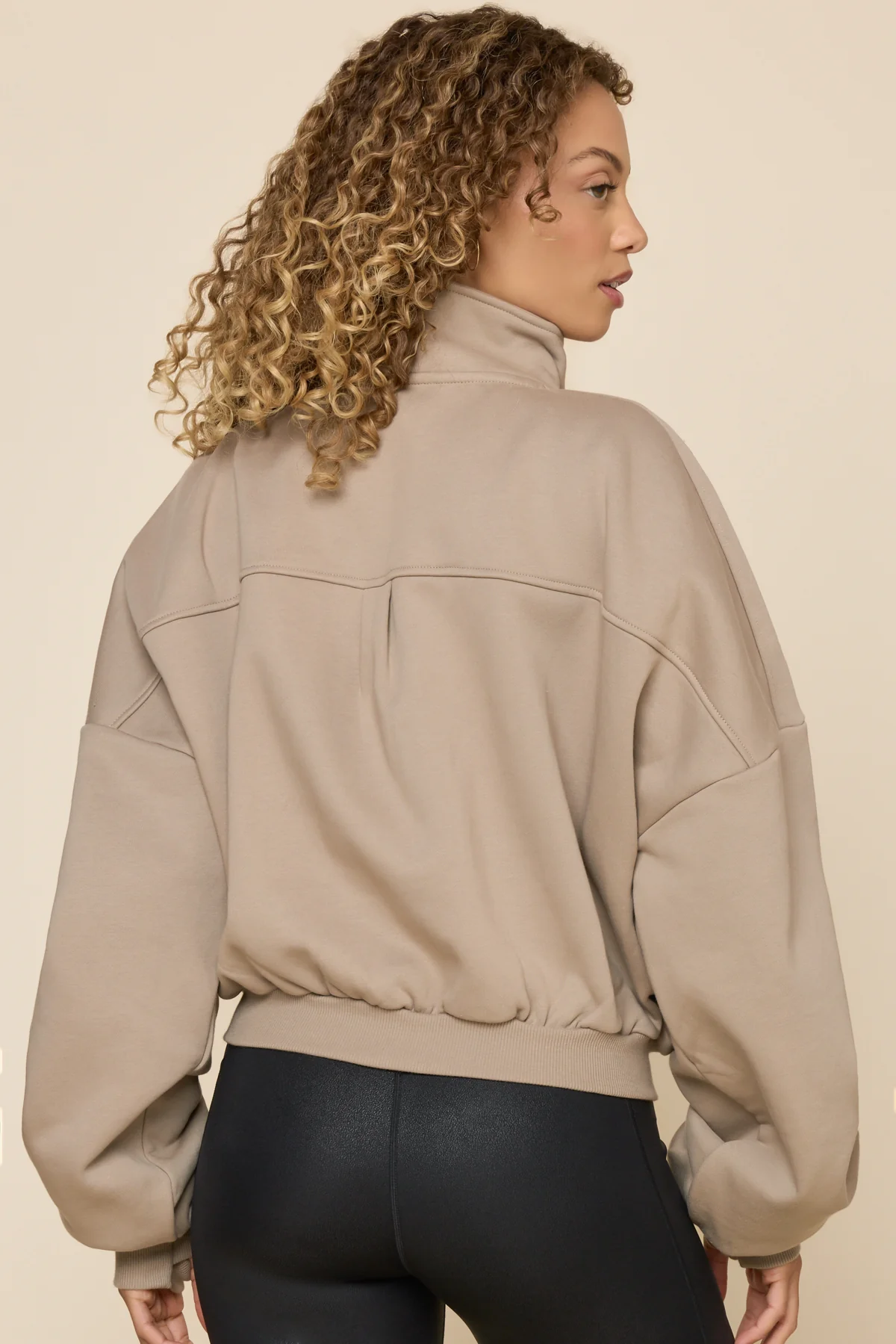 Cloud Bomber Jacket - Taupe - Image 10