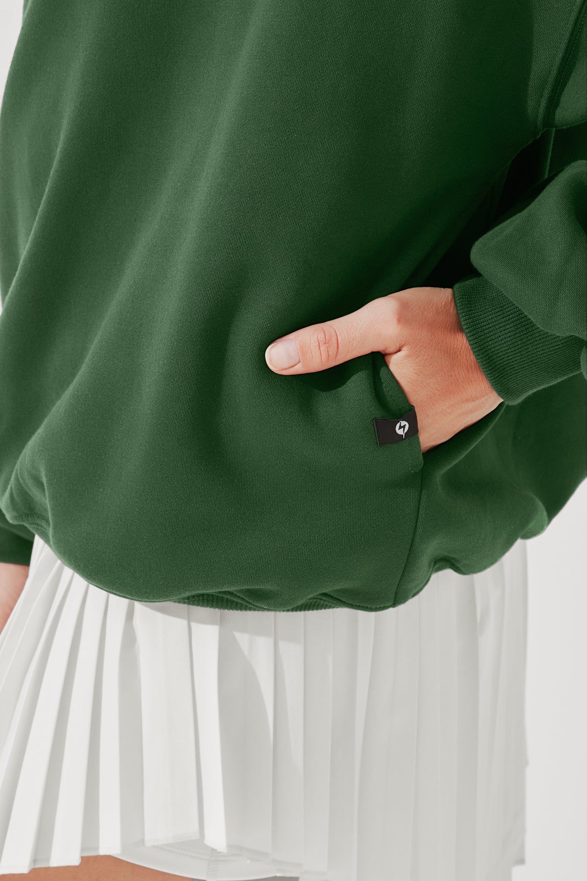 Cloud Crewneck Sweater - Fern Green - Image 5