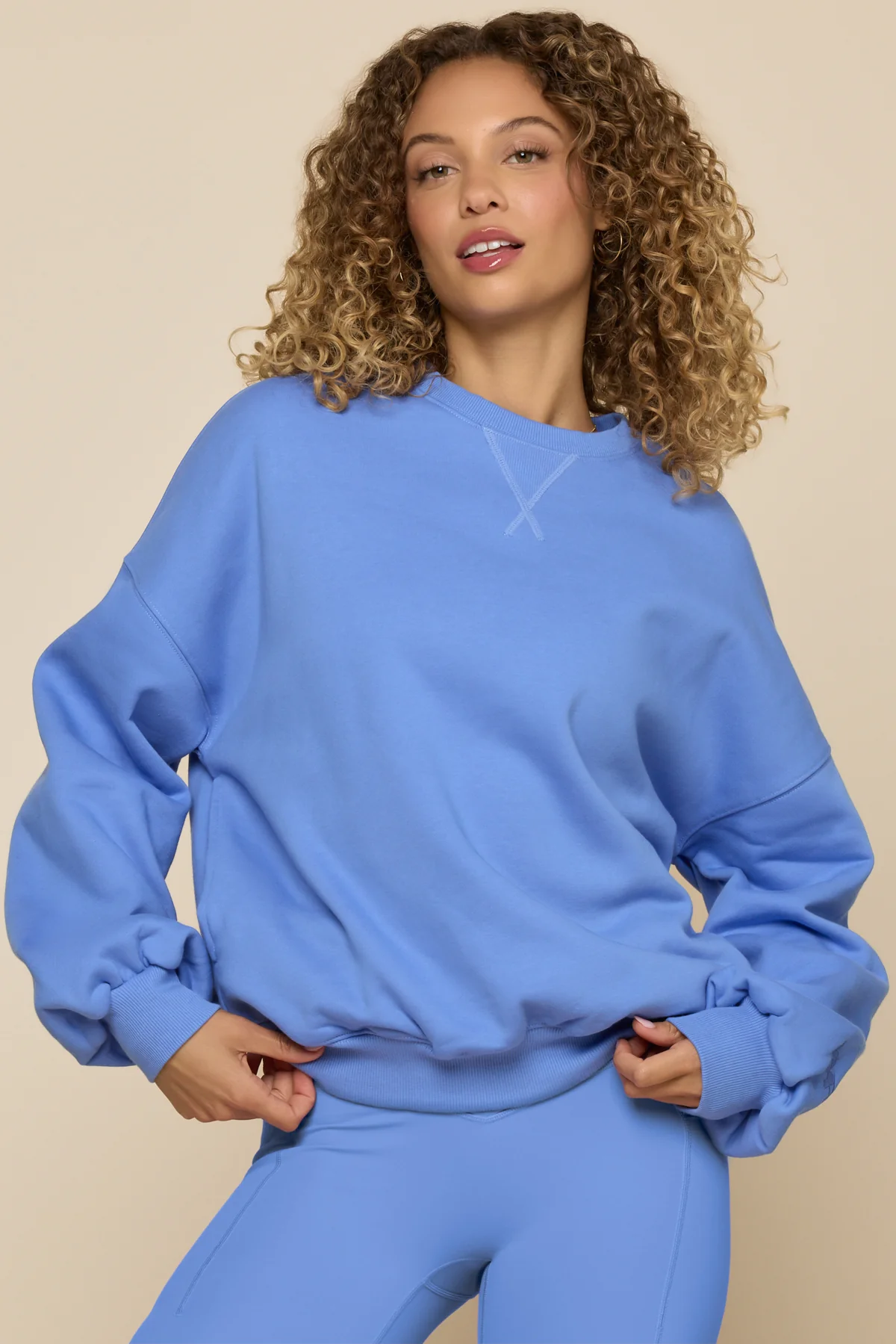 Cloud Crewneck Sweater - Nordic Blue - Image 2