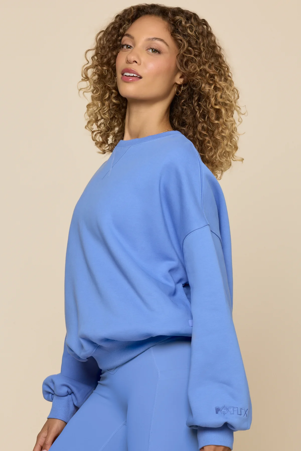 Cloud Crewneck Sweater - Nordic Blue - Image 4