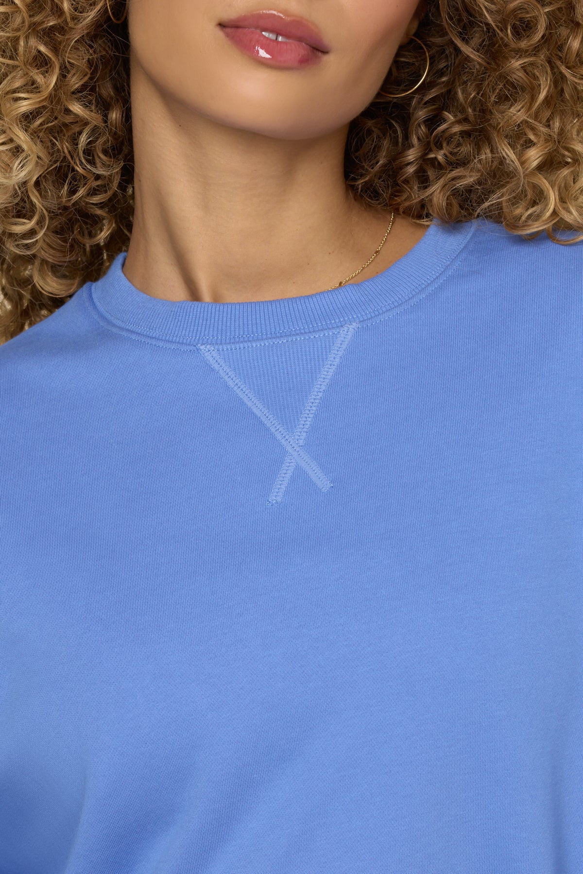 Cloud Crewneck Sweater - Nordic Blue - Image 5