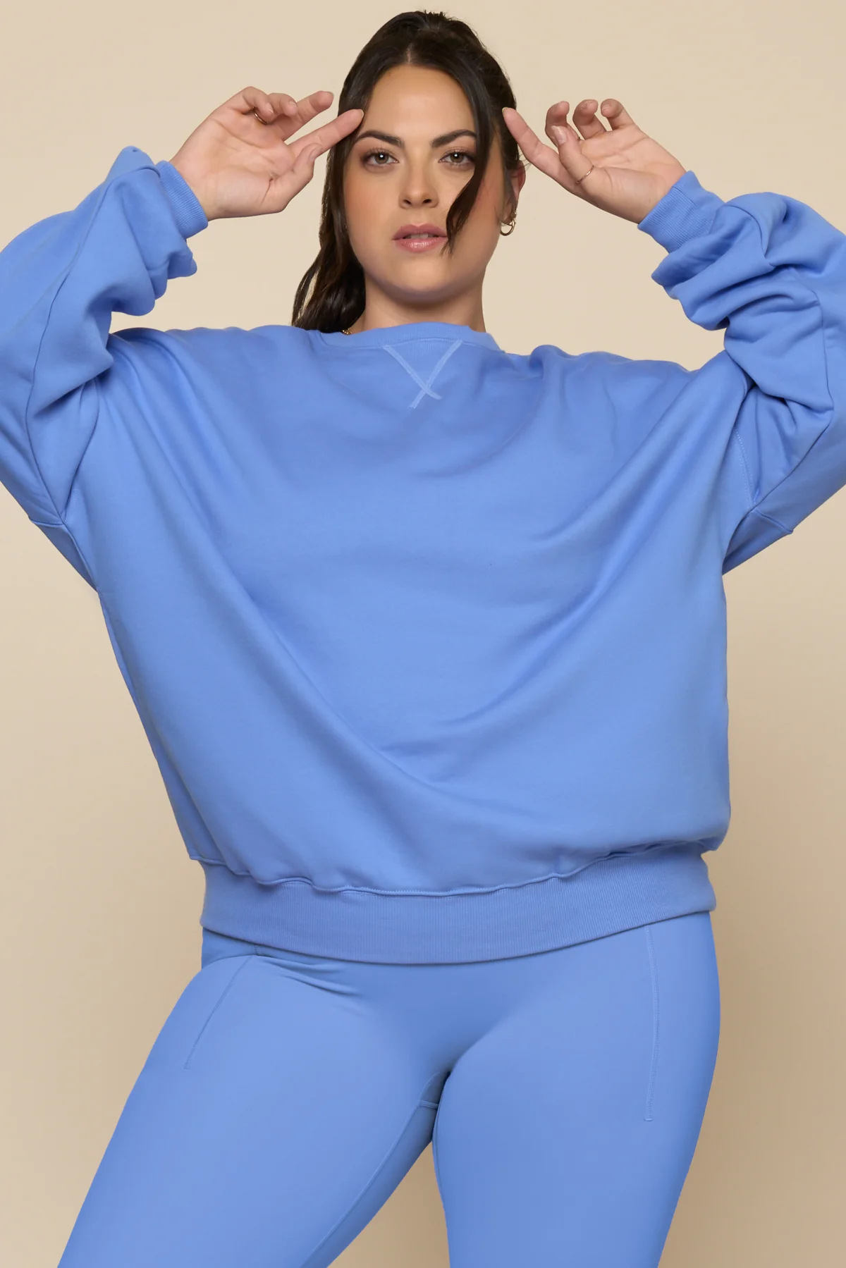 Cloud Crewneck Sweater - Nordic Blue - Image 7