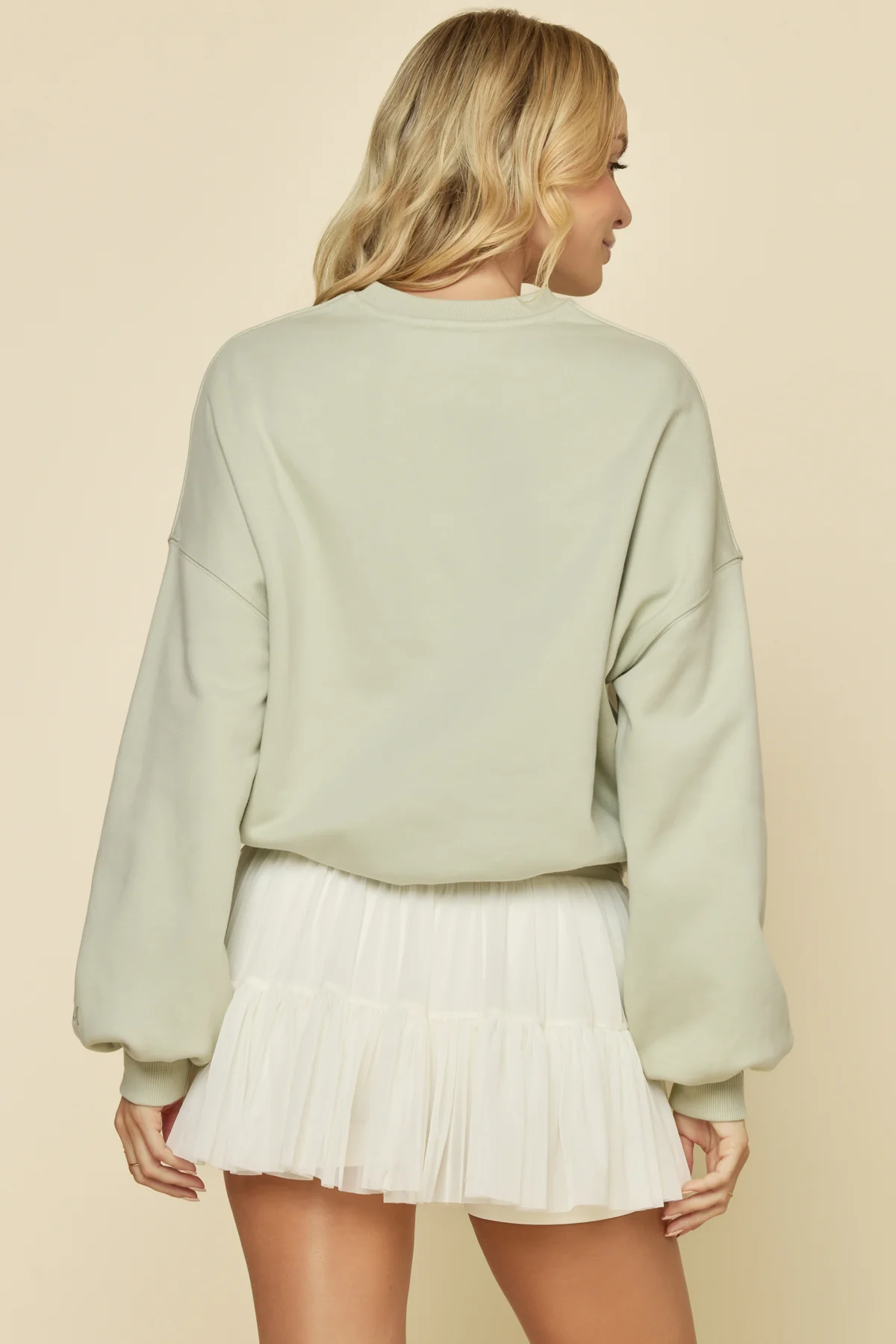 Cloud Crewneck Sweater - Succulent - Image 3