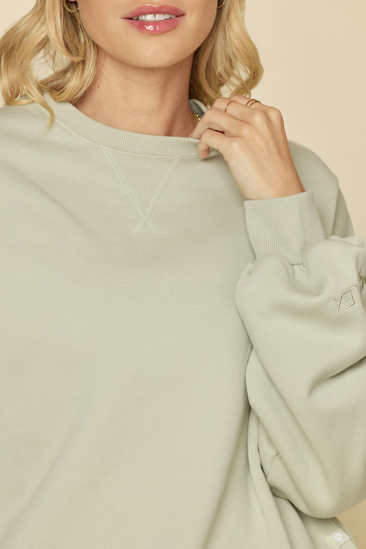 Cloud Crewneck Sweater - Succulent - Image 6