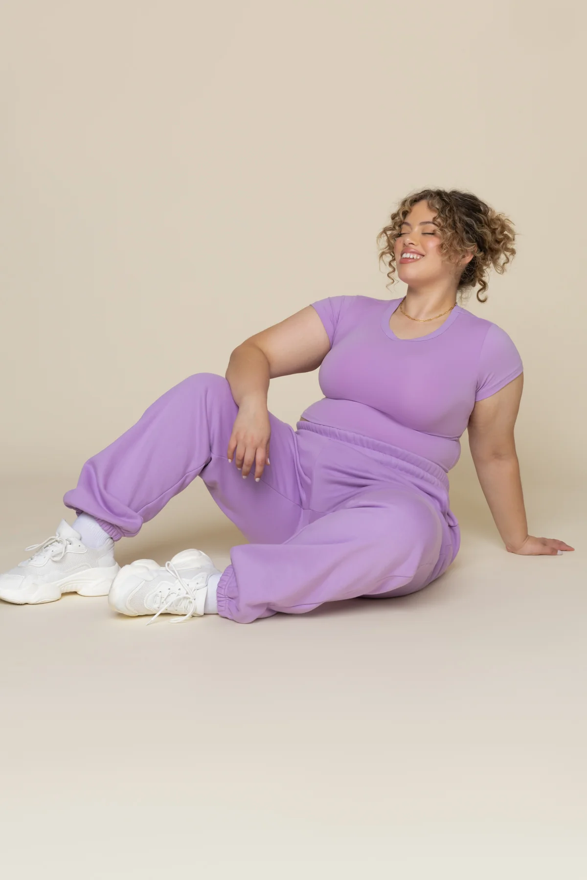 Cloud Rollover Sweatpant - Mystic Purple - Image 10