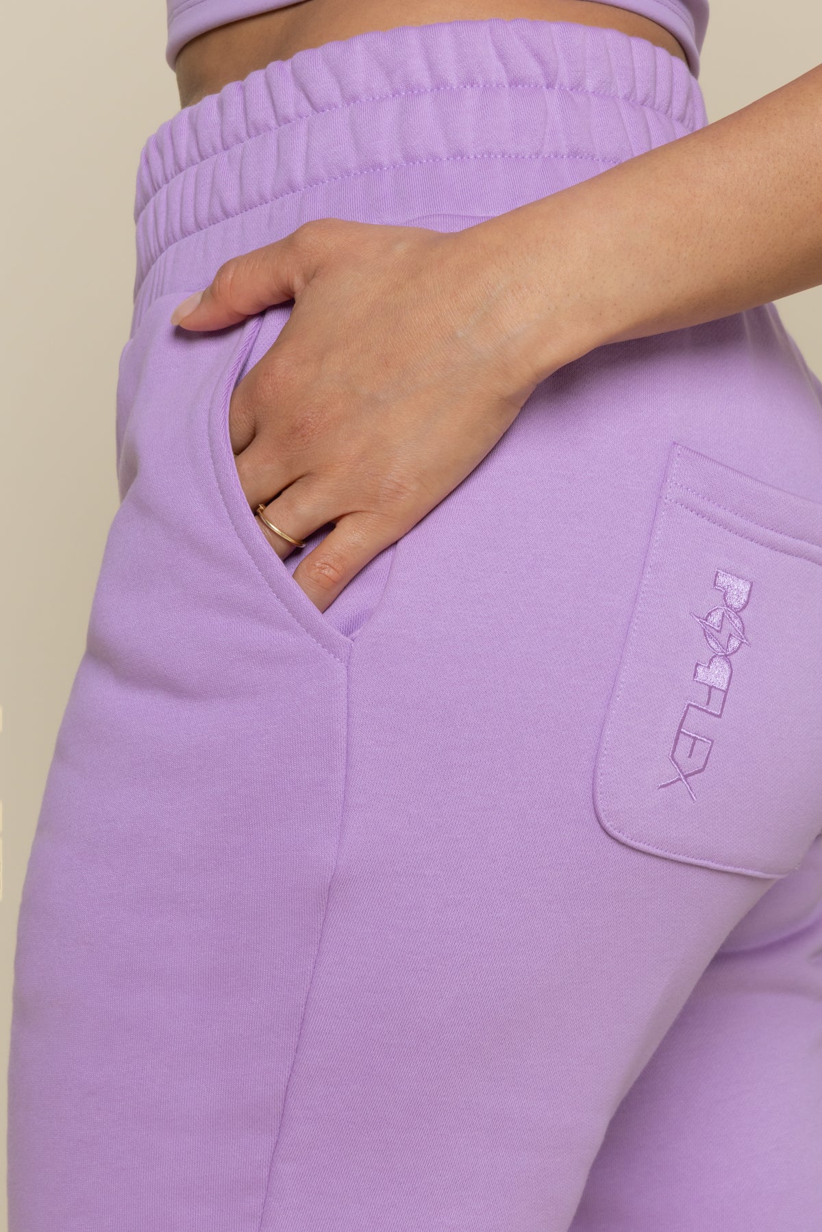 Cloud Rollover Sweatpant - Mystic Purple - Image 3