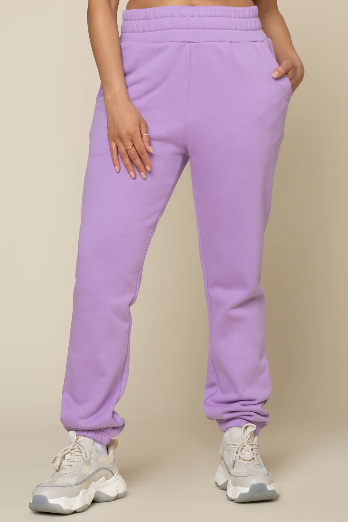 Cloud Rollover Sweatpant - Mystic Purple - Image 7